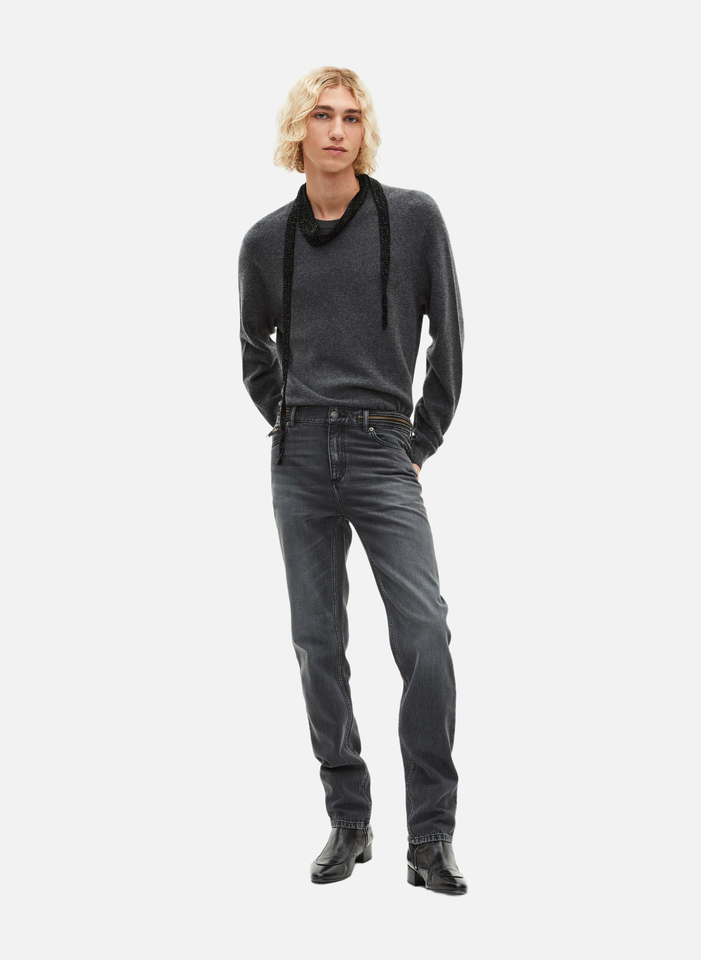 Basic slim jeans THE KOOPLES Black