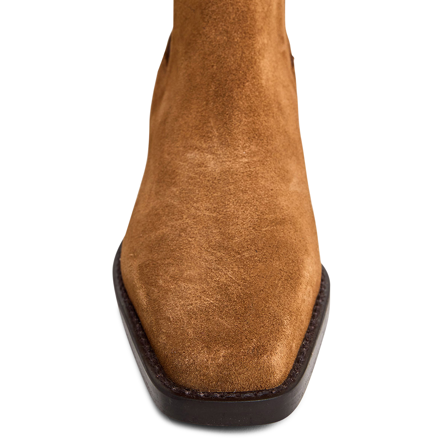 Bottines en cuir velours JONAK Marron