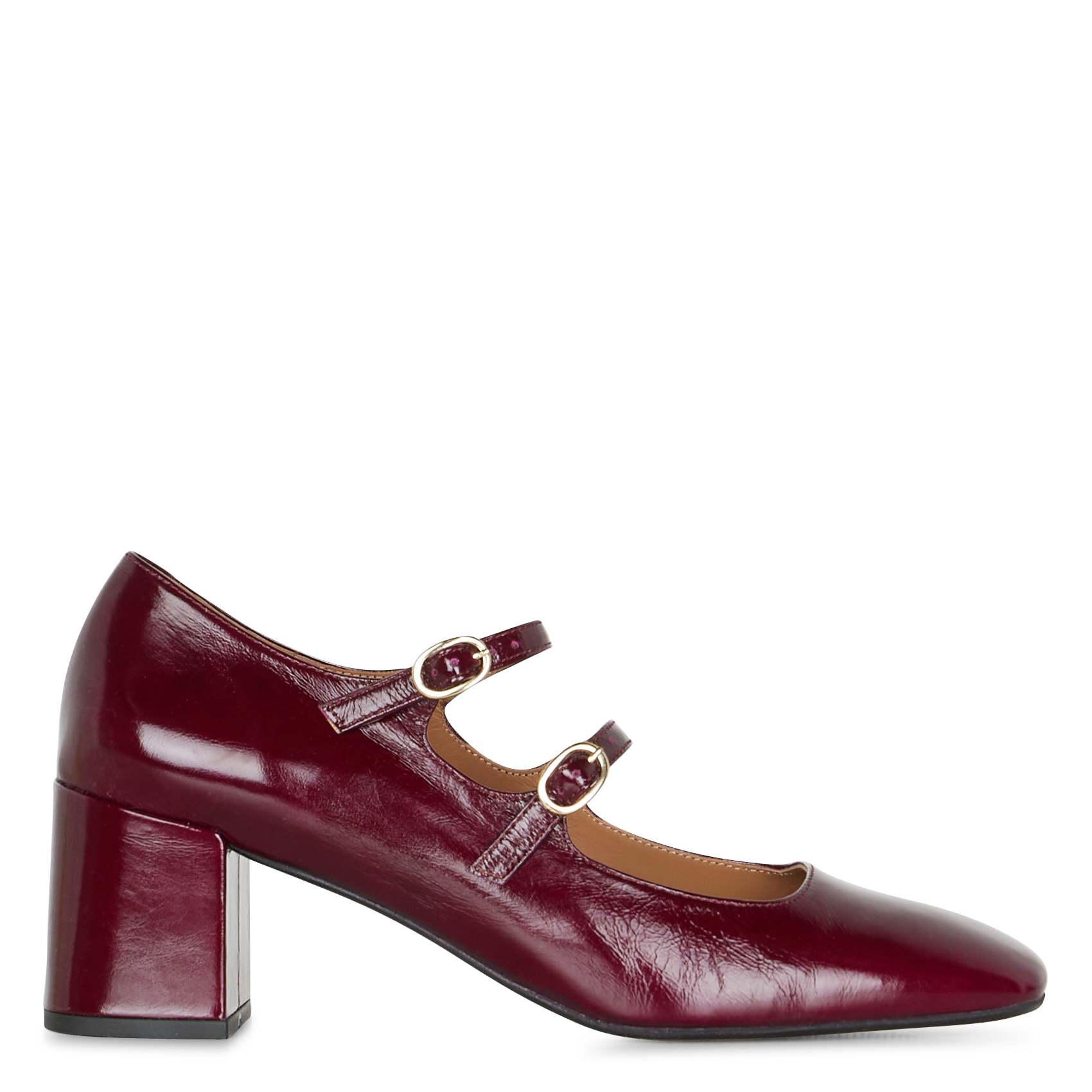 Lakleren Mary Jane-schoenen MELLOW YELLOW Rood