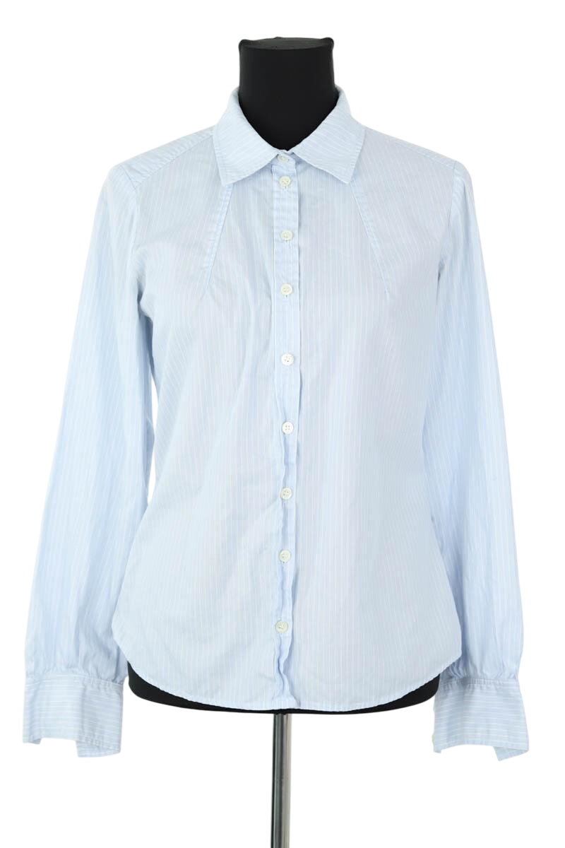 Cotton shirt TARA JARMON - Seconde Main Blue