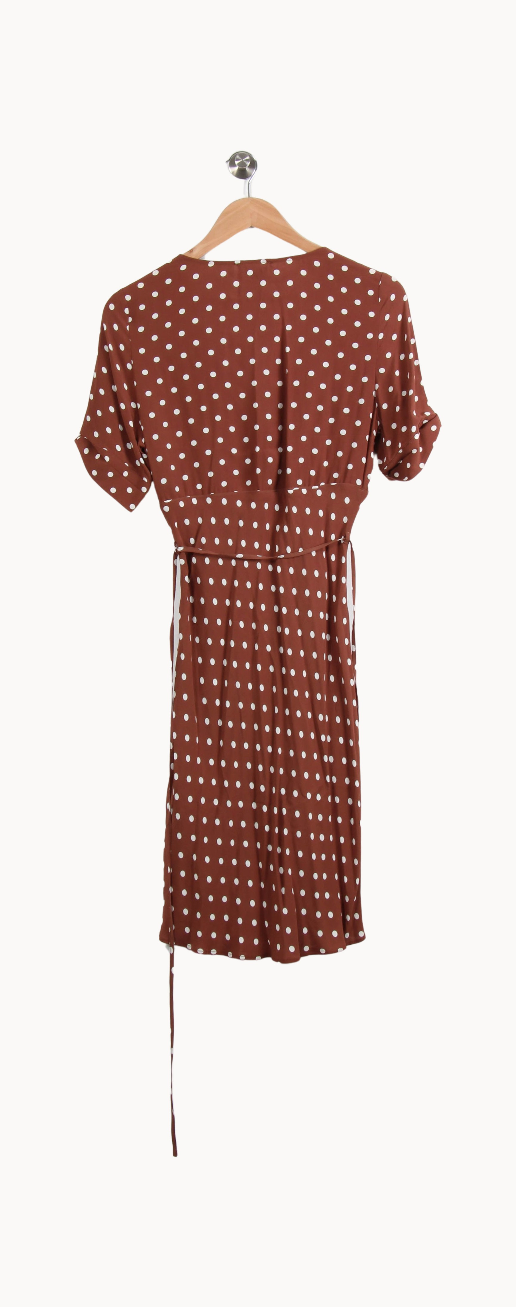 Midi dress ROUJE - Seconde Main Brown