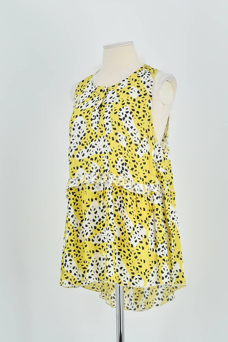 Azawood sleeveless top HEIMSTONE - Seconde Main Yellow