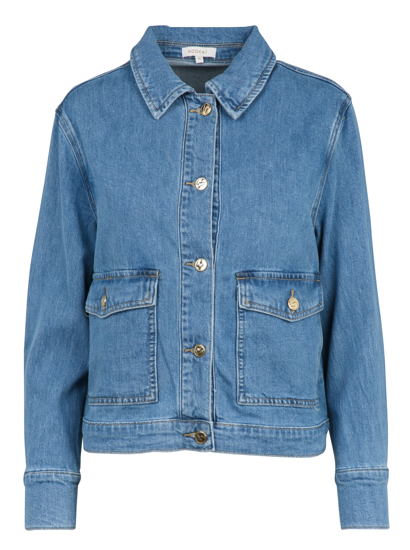 Jack van stretchkatoen KOOKAI Blauw