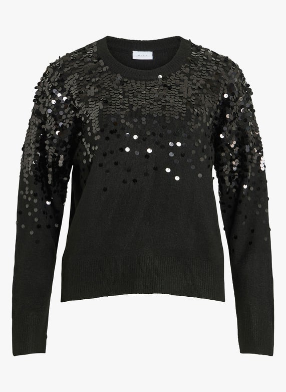 Vila Vitif Jacquard L/s Knit Top - Noos - Catalog | Nencini Sport Vila Vitif Jacquard L/s Knit Top - Noos - Catalog | Nencini Sport