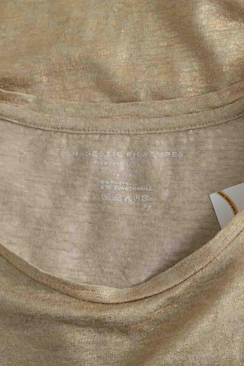 T-shirt MAJESTIC FILATURES - SECONDE MAIN Golden