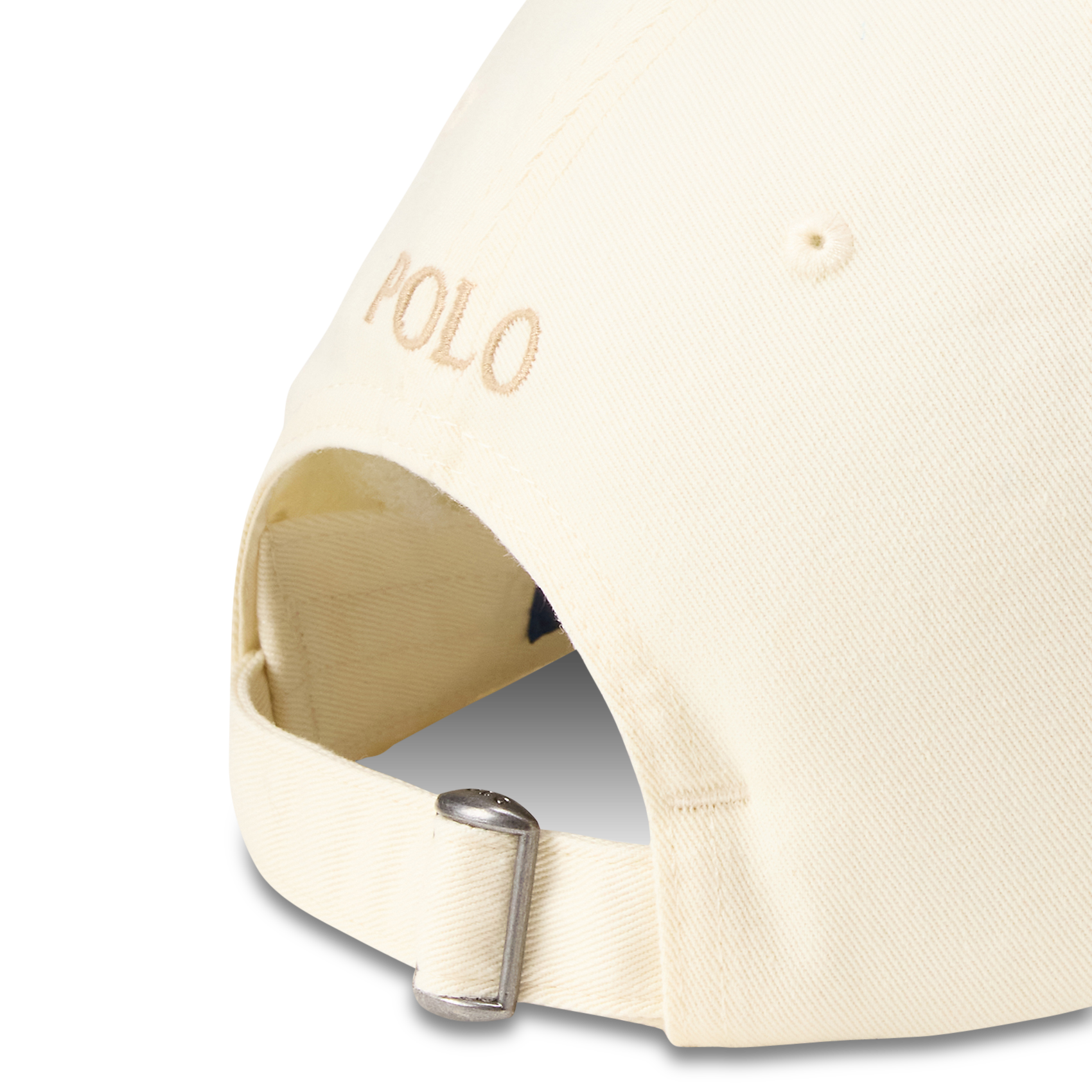 Cotton cap with embroidered logo POLO RALPH LAUREN Beige