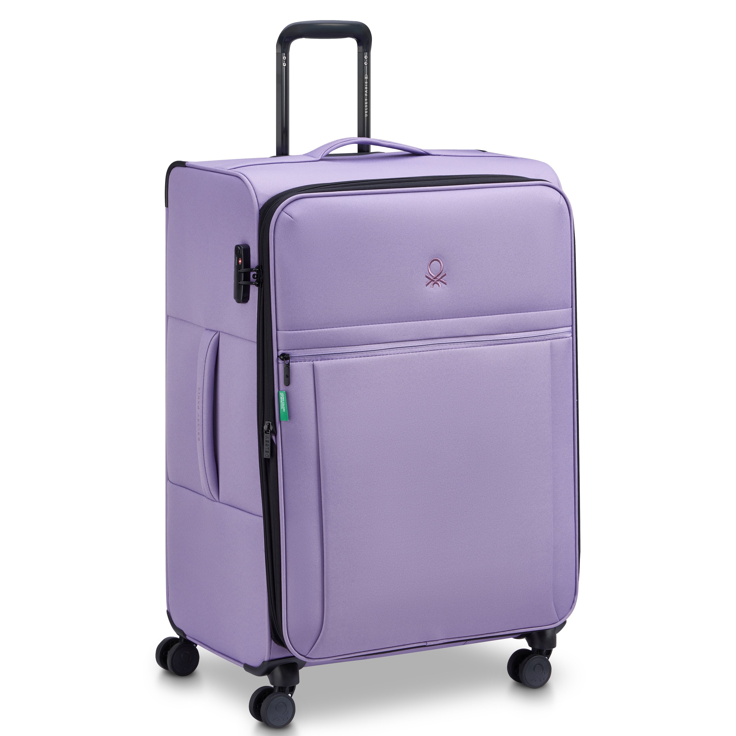 Soft cabin suitcase DELSEY PARIS Purple