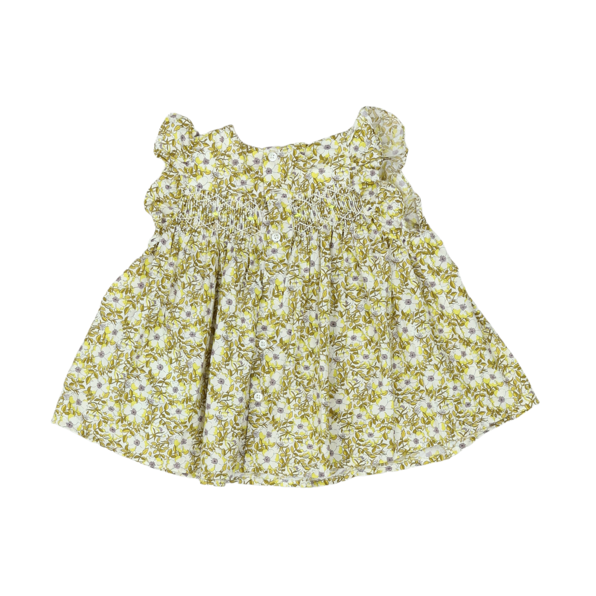 Yellow baby dress - 24 months BONPOINT - Seconde Main Yellow