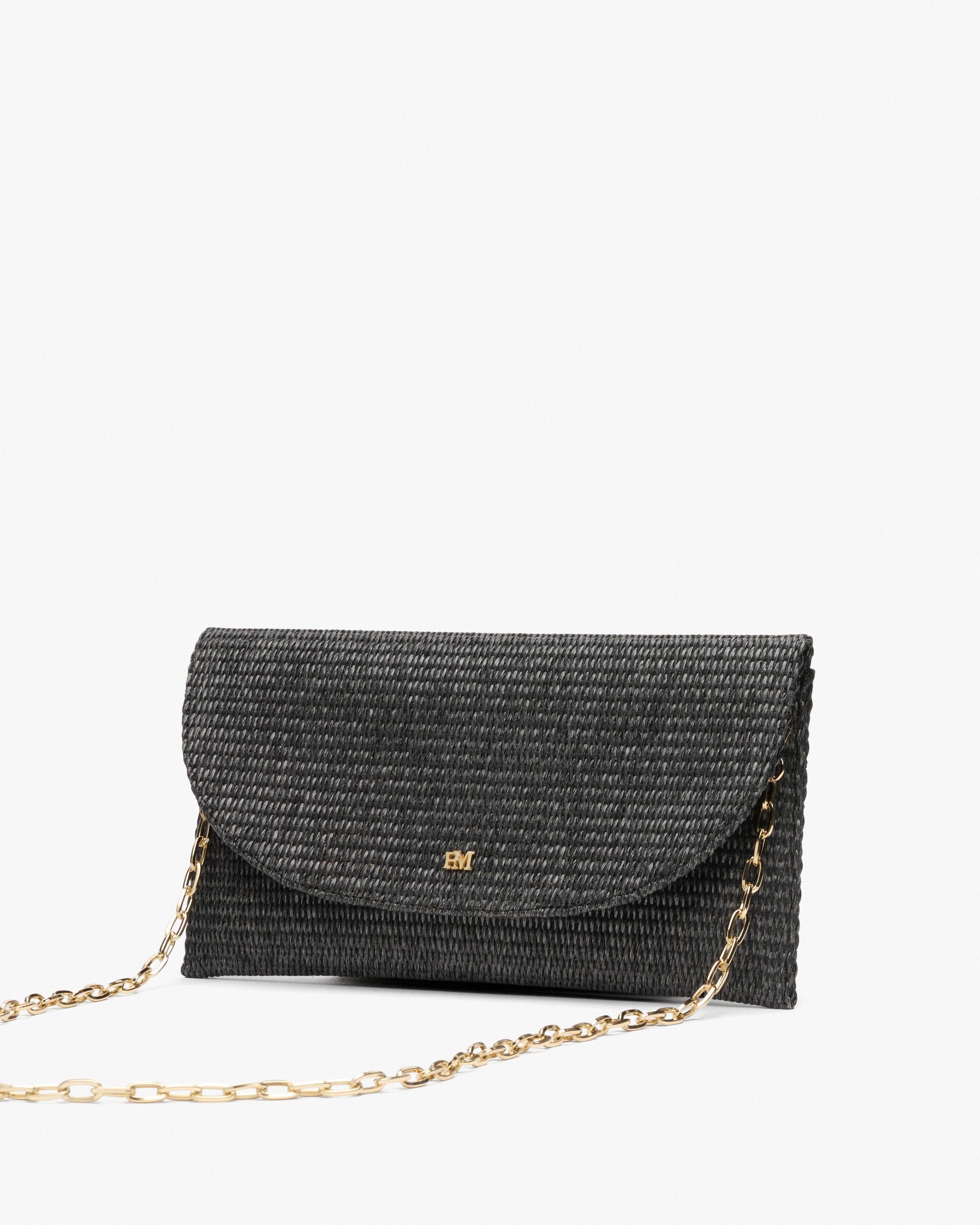 Black raffia handbag PEDRO MIRALLES Black