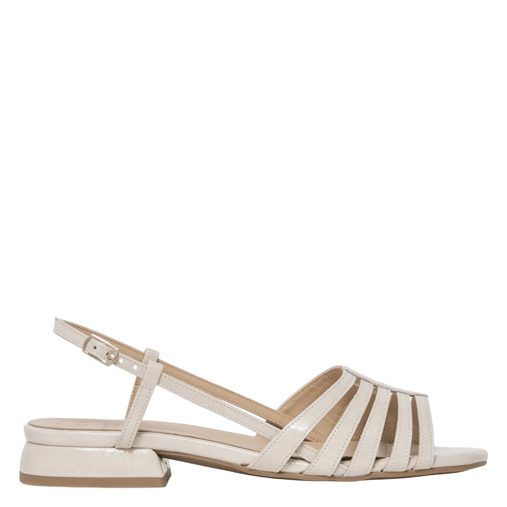 Leren sandalen BOCAGE Wit