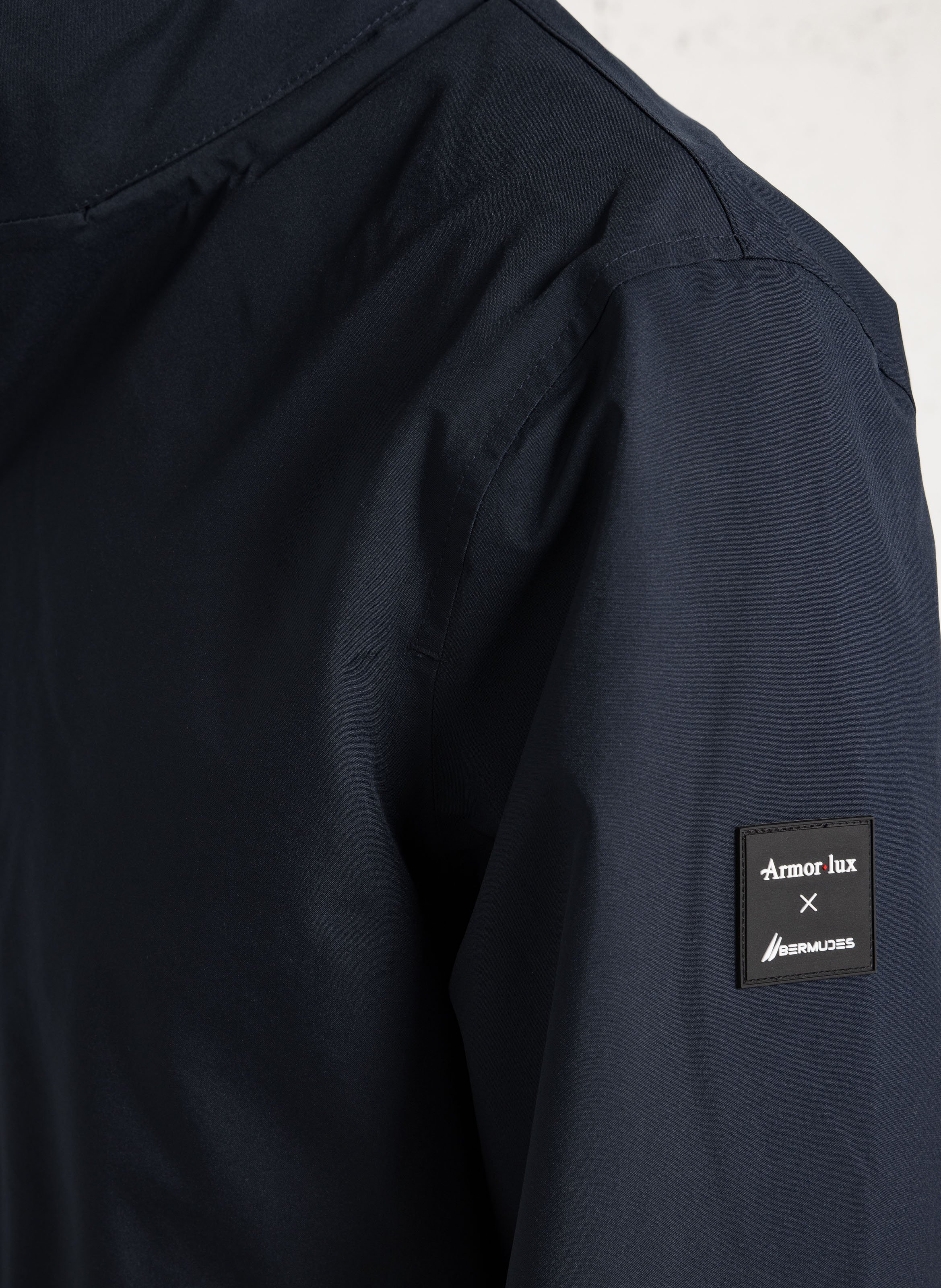 Straight high-neck jacket ARMOR LUX Blue