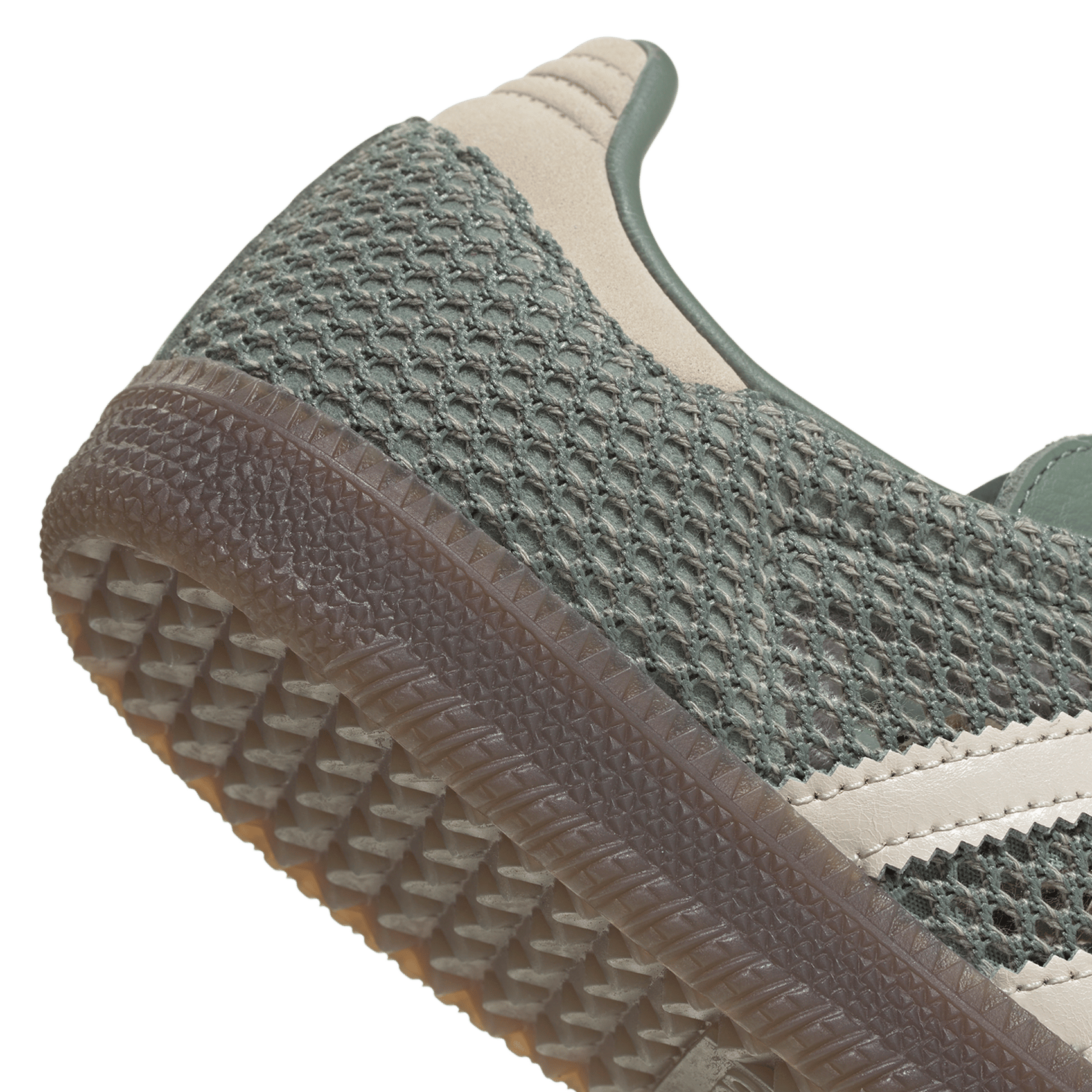 Lage sneakers van mesh ADIDAS Groen