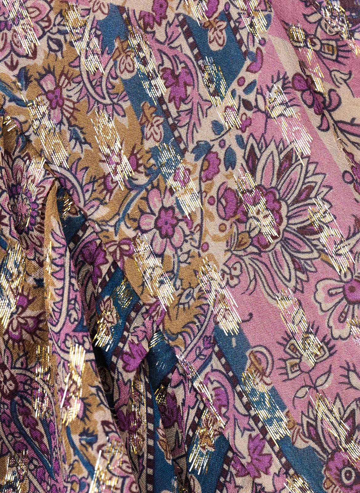 Halflange jurk met print BA&SH Roze