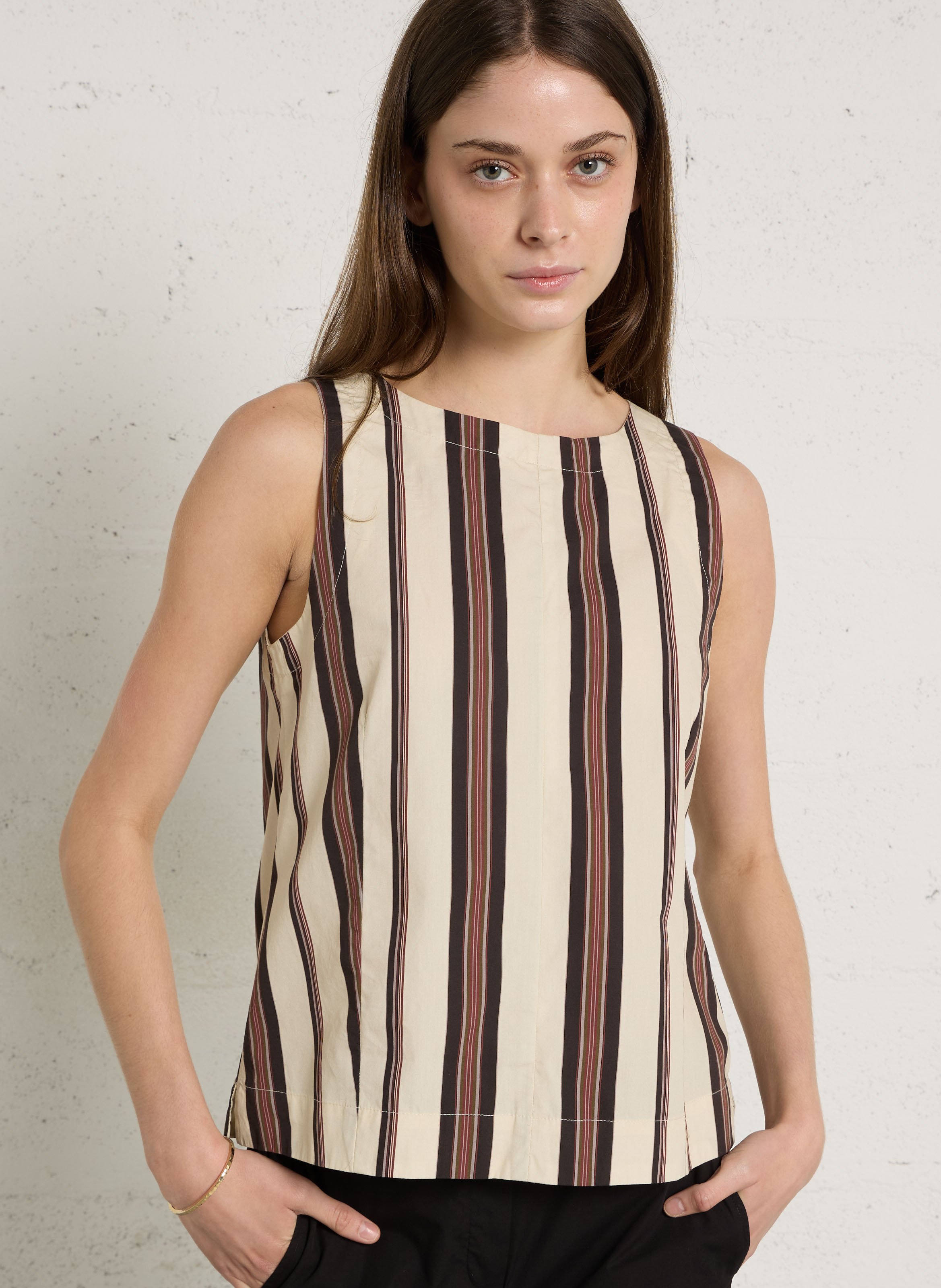 Aimee dotted Swiss top DIEGA Multicolored