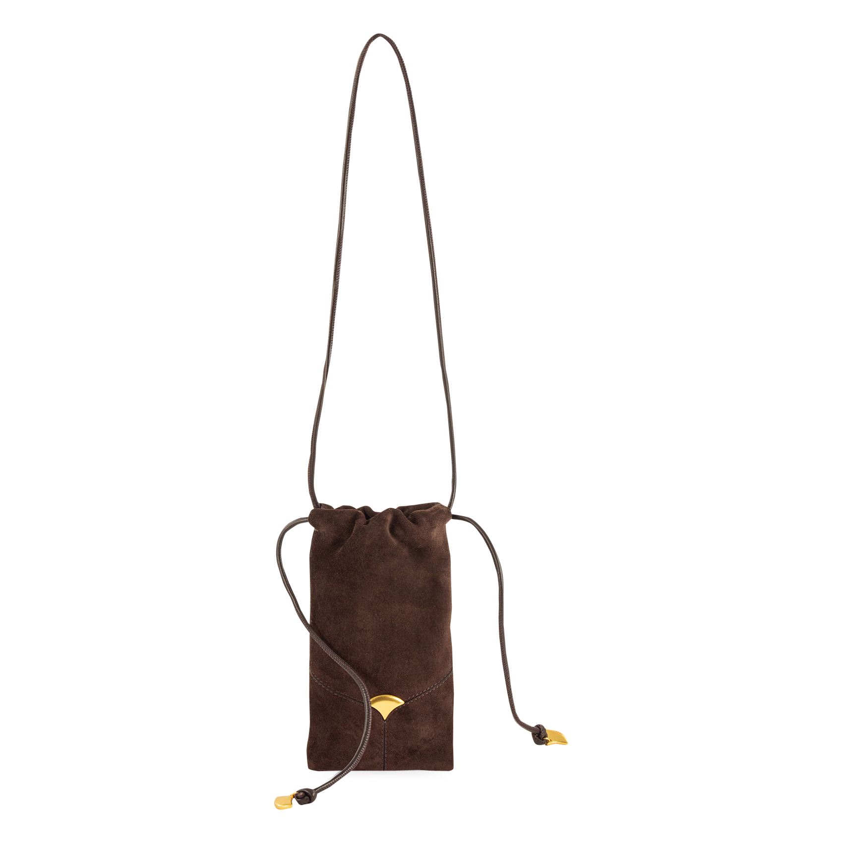 Handytasche aus Leder SESSUN Braun