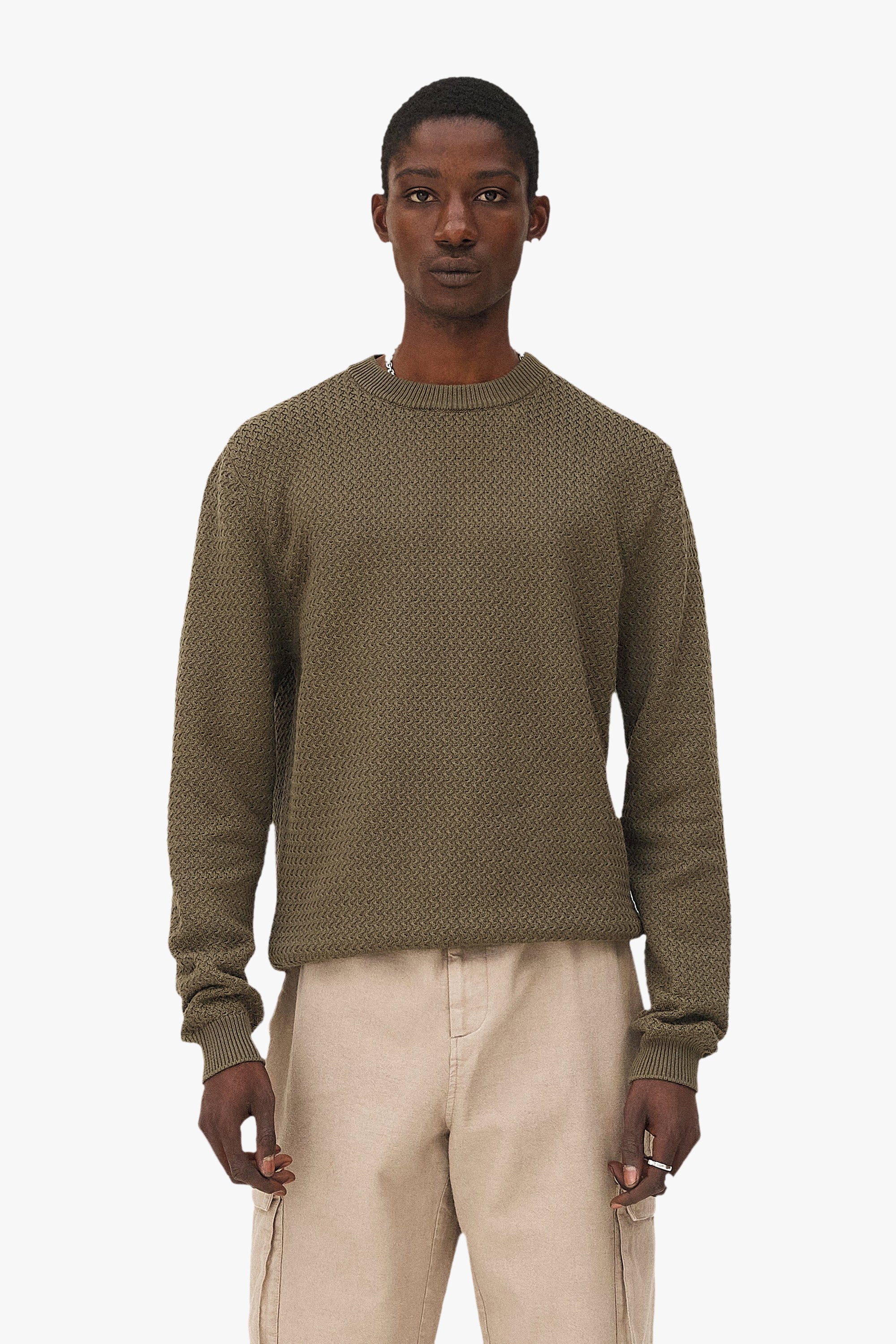 Long-sleeve polo shirt Roma Noyoco Green