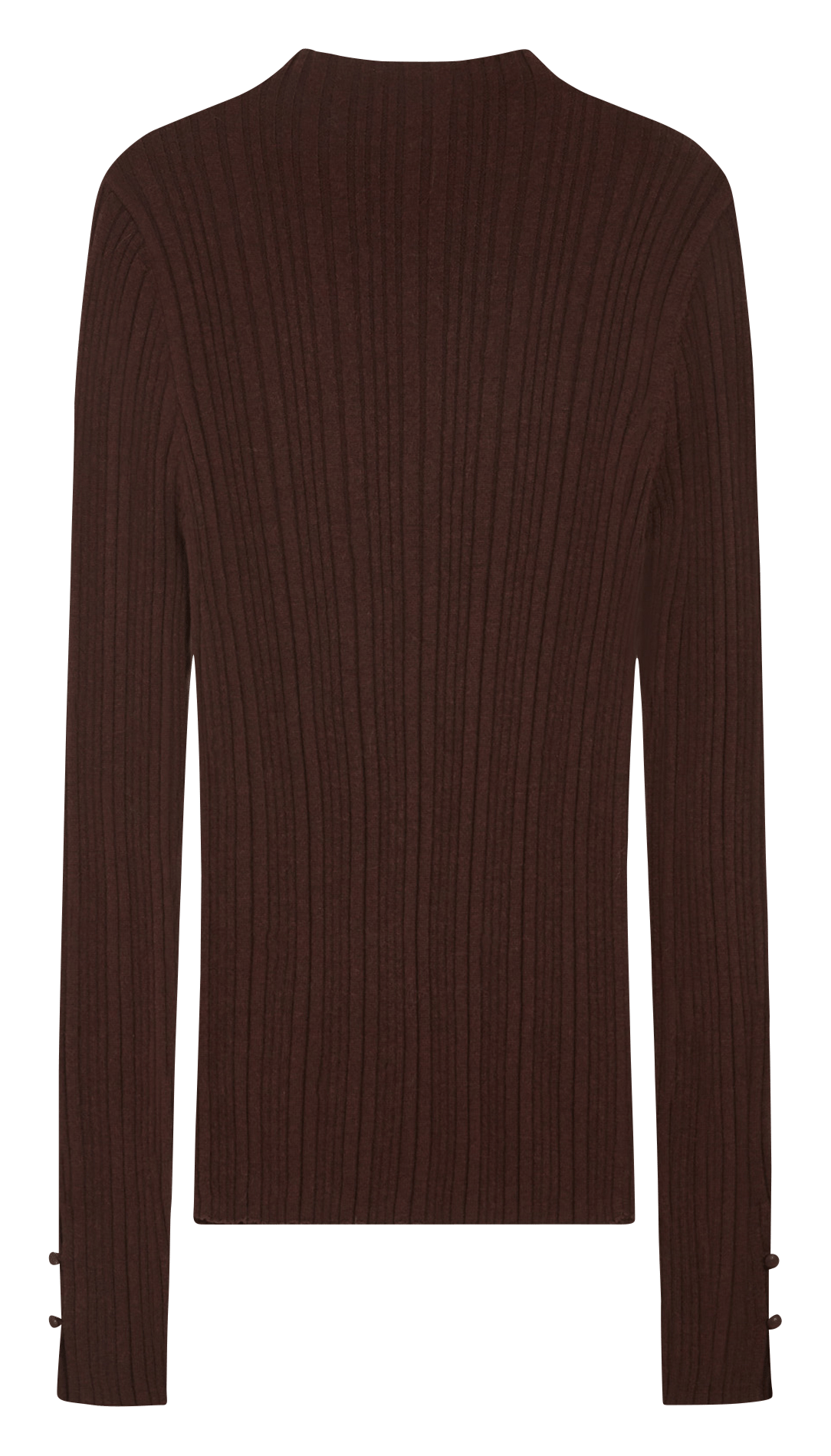 Ribbed fitted sweater GRACE ET MILA Brown