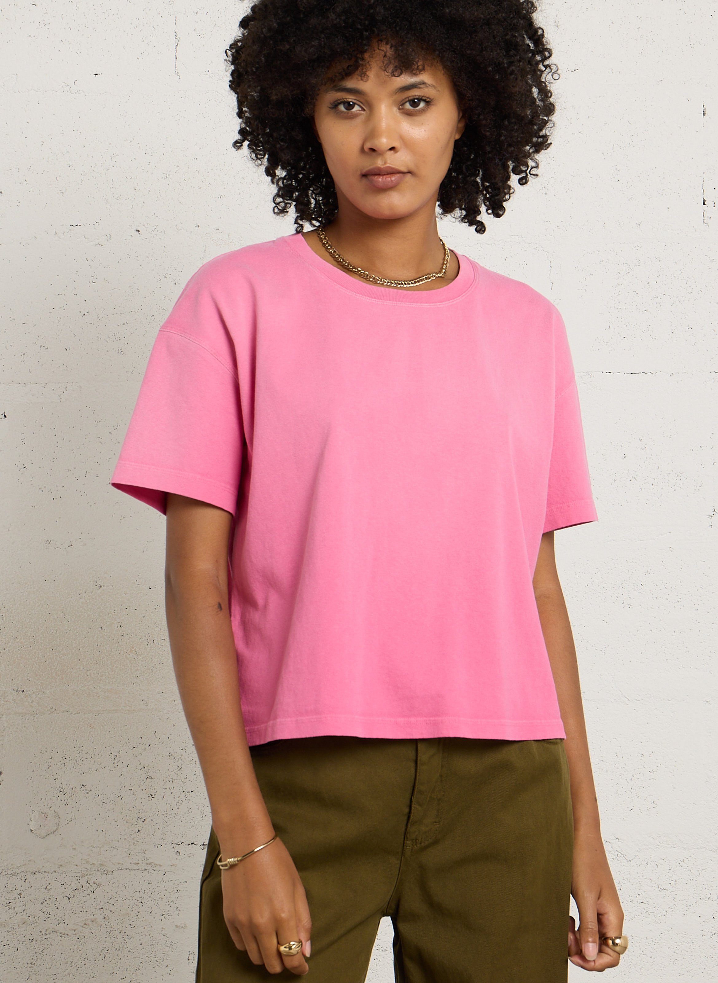 Tee-shirt ample uni AMERICAN VINTAGE
