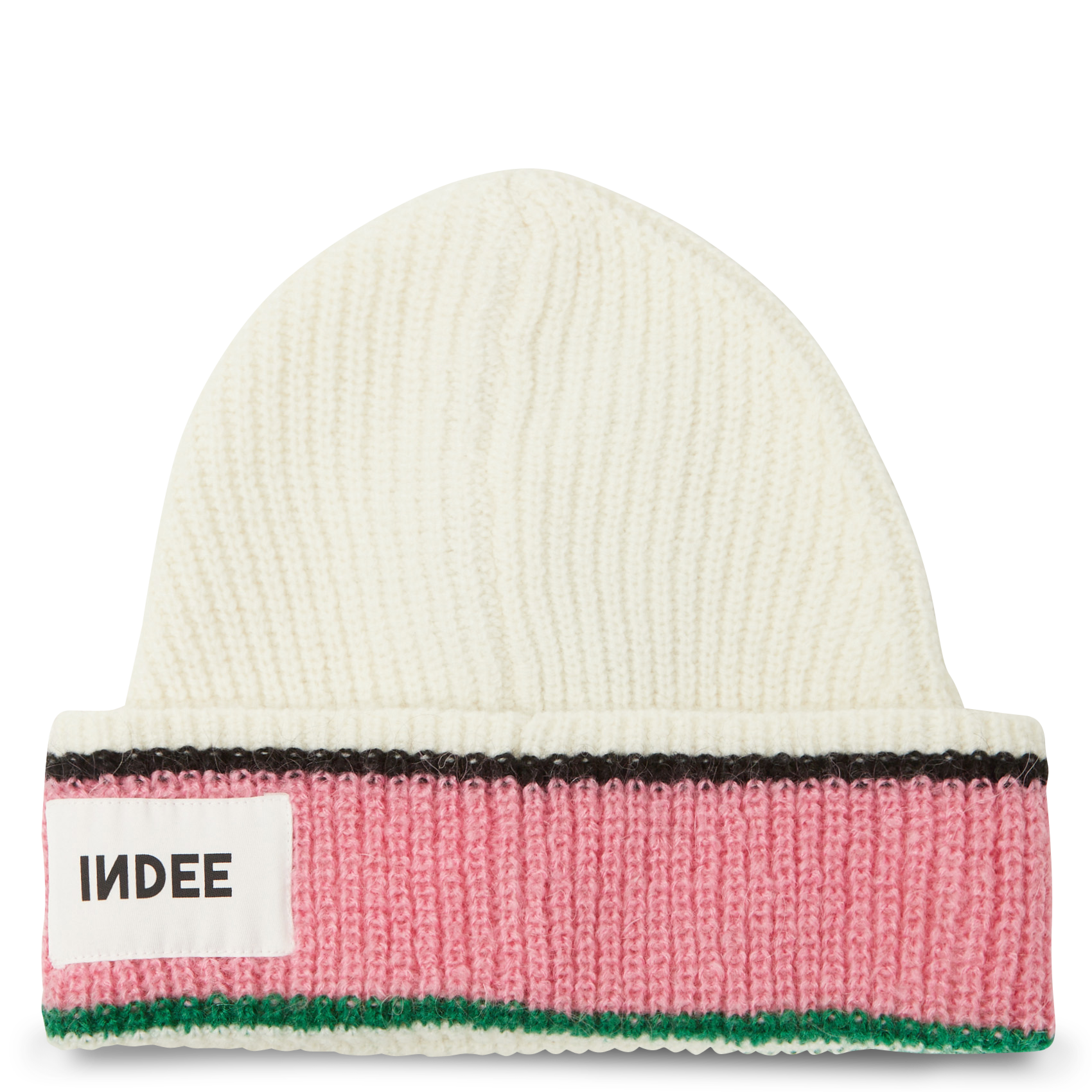 Printed hat INDEE White