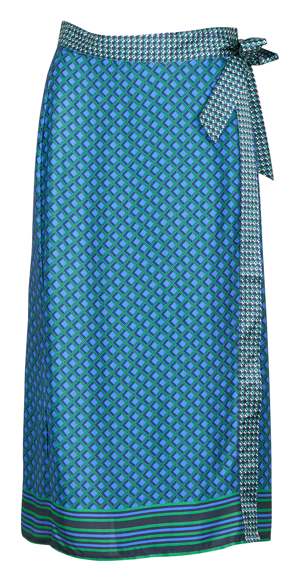 Anel - Bedruckter Midirock LA PETITE ETOILE Grun