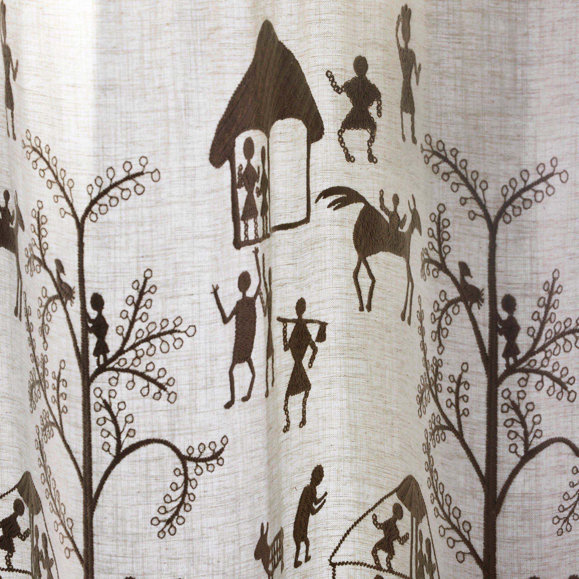 KANOUR - Curtain with eyelets MADURA Beige