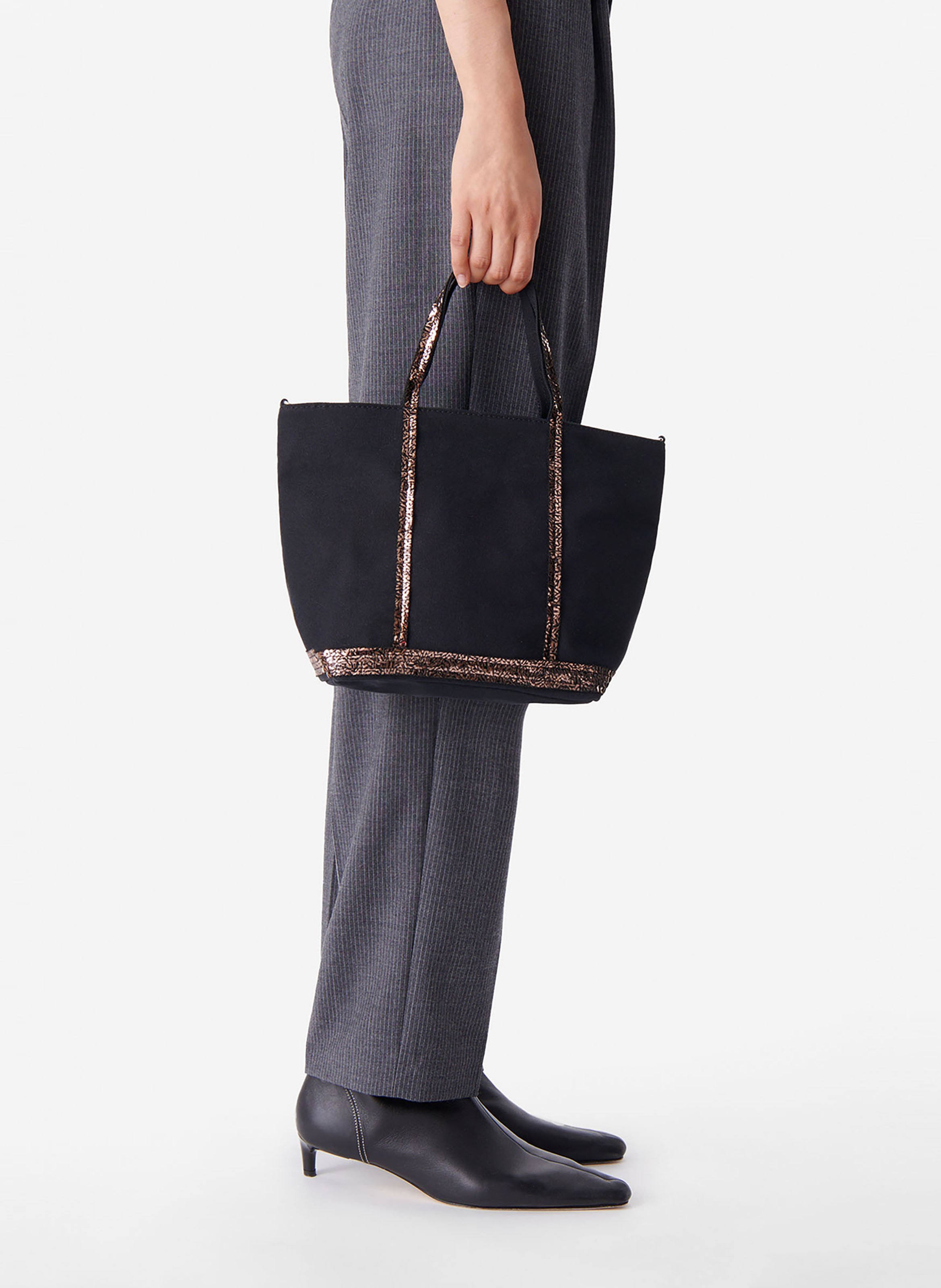 Cabas S en coton à sequins VANESSA BRUNO Multicolore