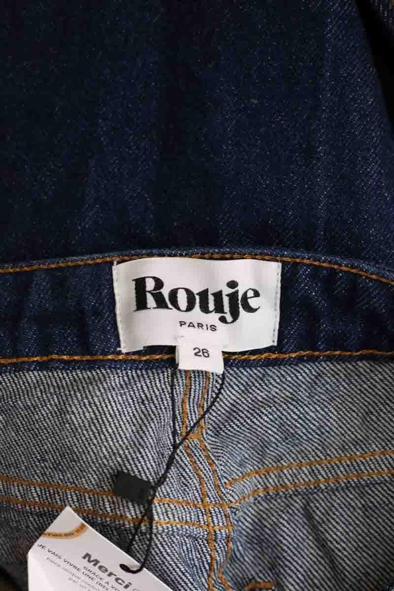 Cotton straight jeans ROUJE - Seconde Main Blue