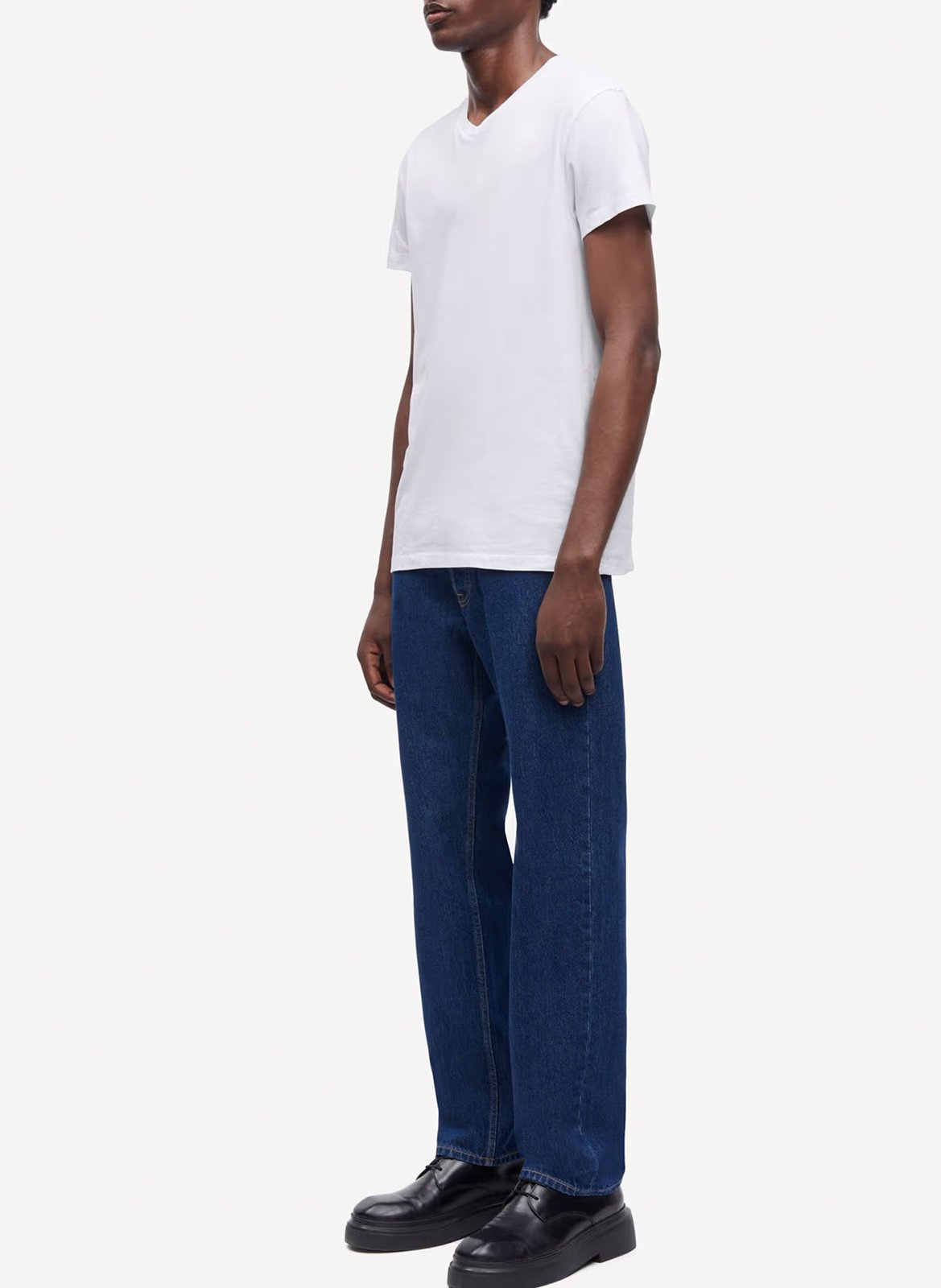 Straight organic cotton jeans Blue
