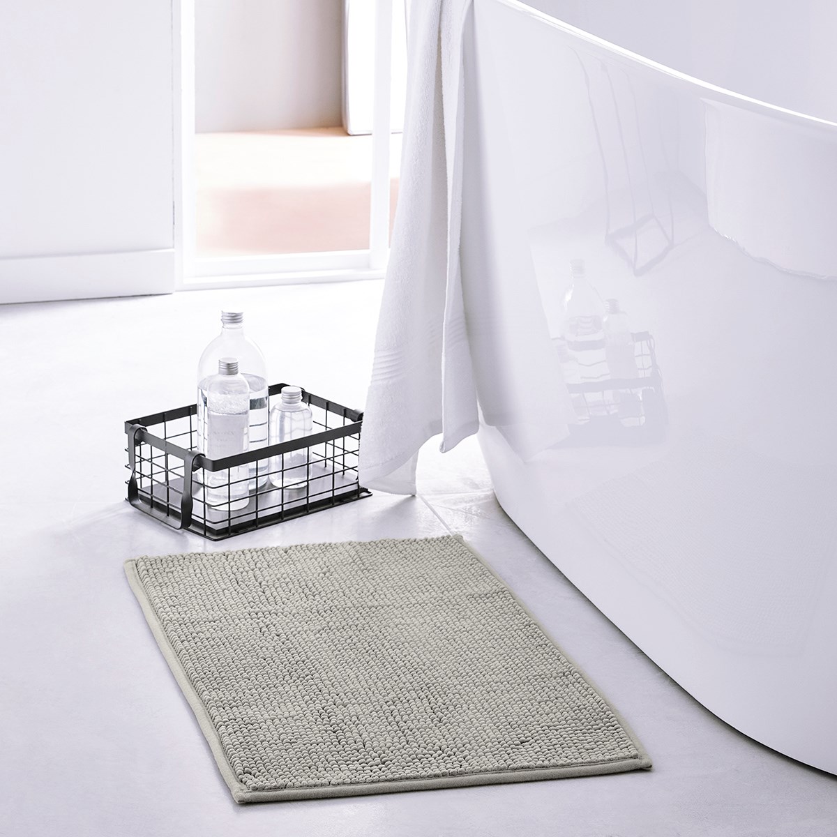 Spotted bath mat TODAY LINGE DE MAISON Beige