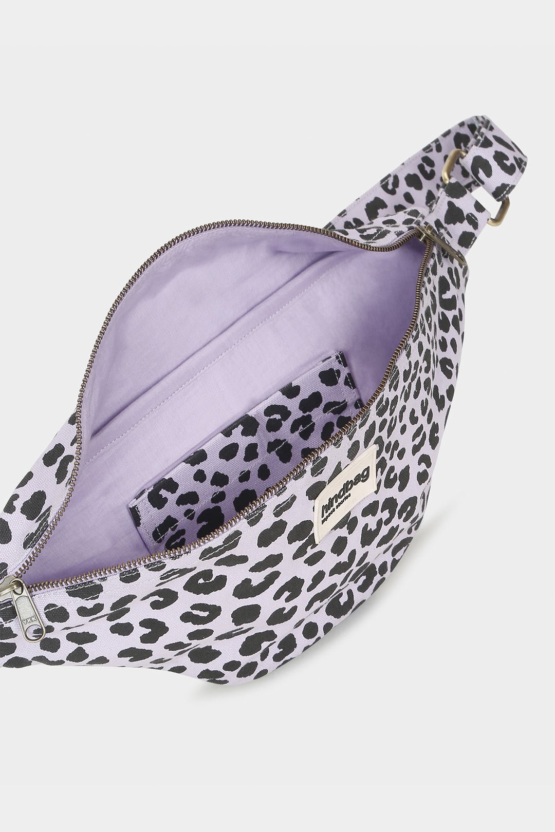 Cotton waist bag HINDBAG Purple