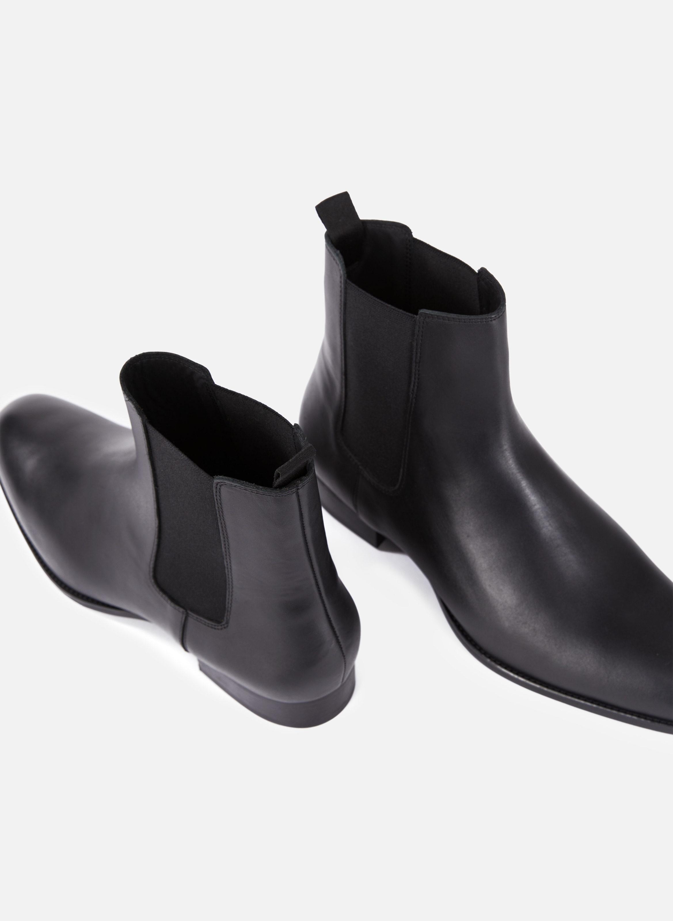 Leather Chelsea boots THE KOOPLES Black