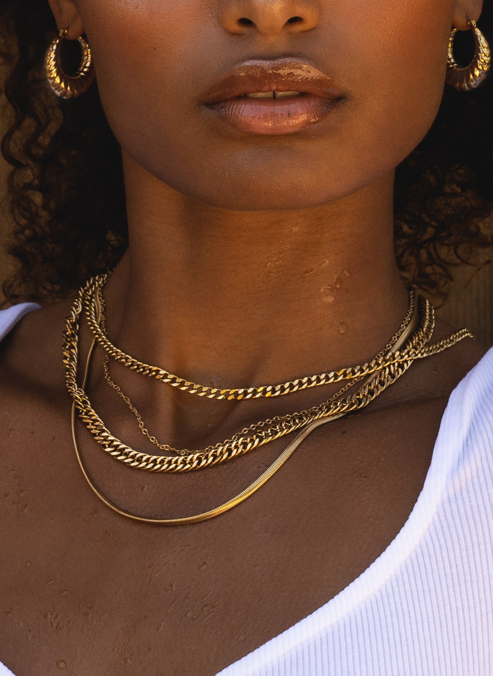 Chain necklace AEC Paris Golden