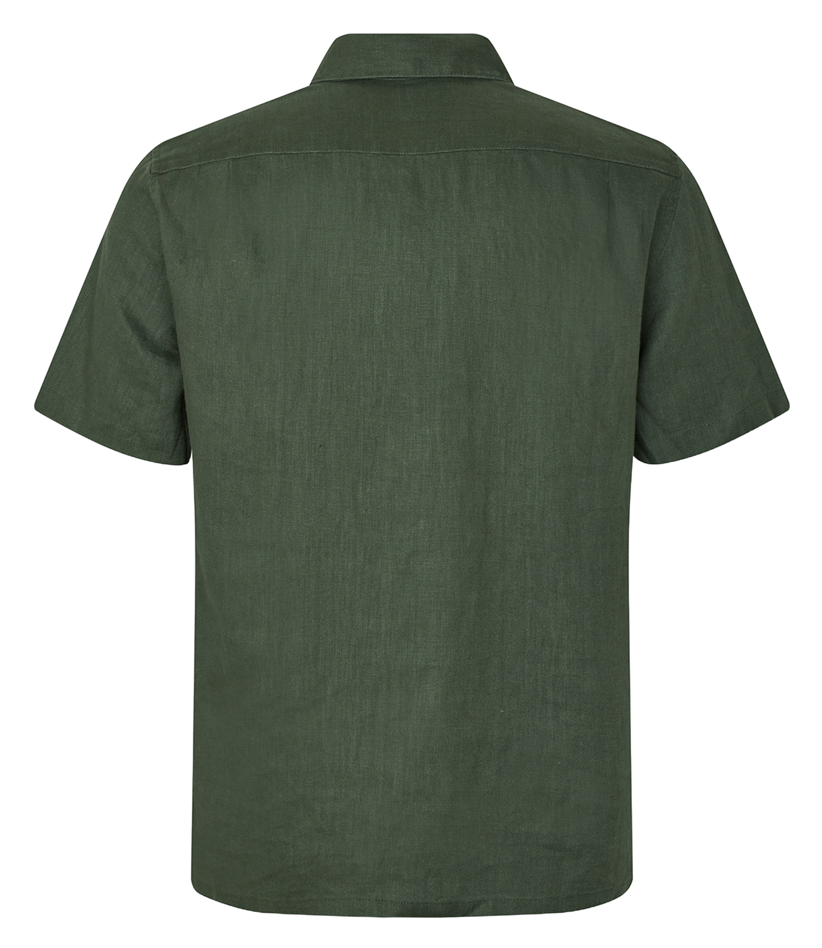 Chemise col classique en lin SAMSOE SAMSOE Kaki