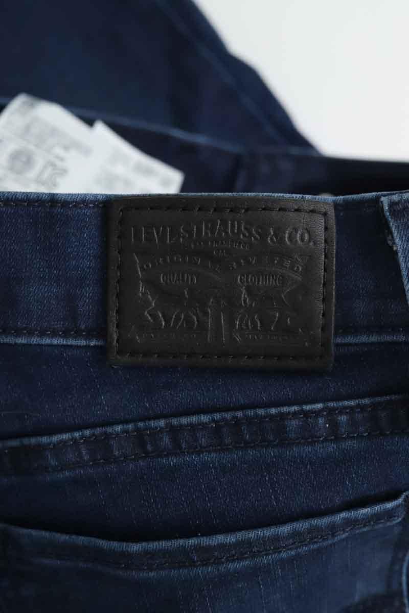 Cotton skinny jeans LEVI'S - Seconde main Blue