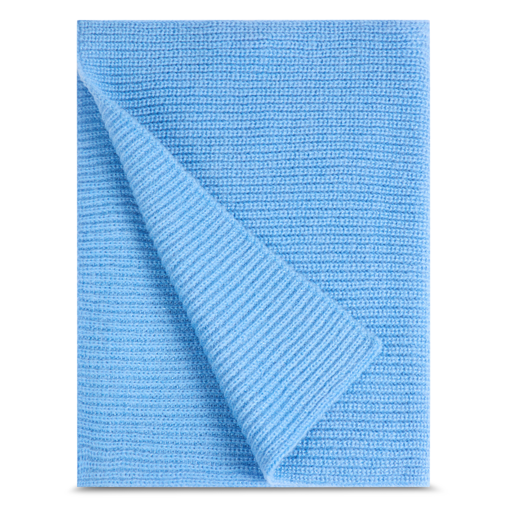 Echarpe en maille MORGAN Bleu