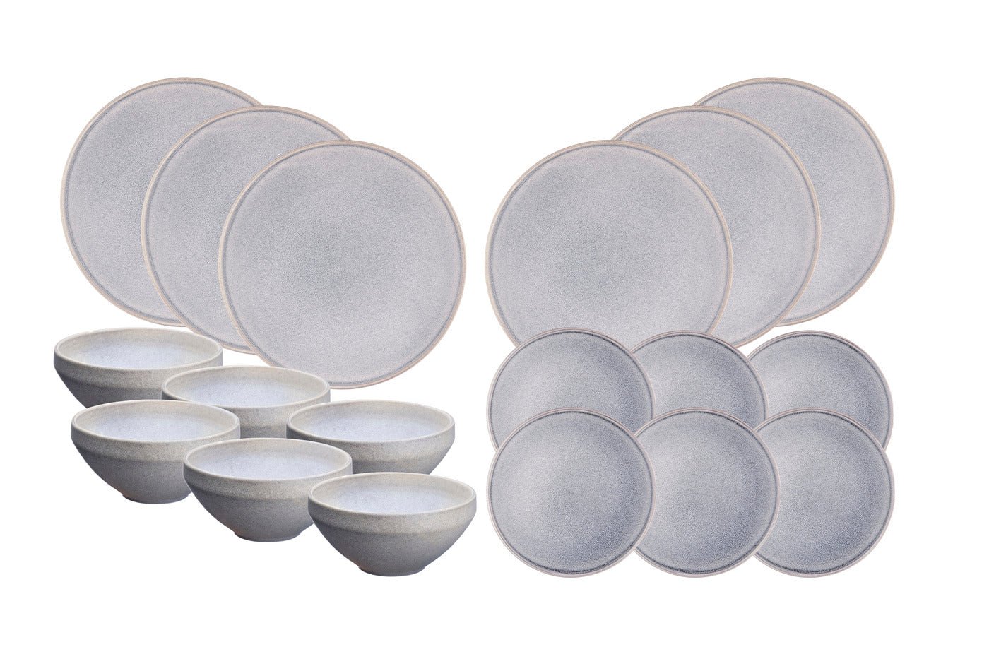 Service the essentials stone - 18 pieces - moon grey BJORN Grey