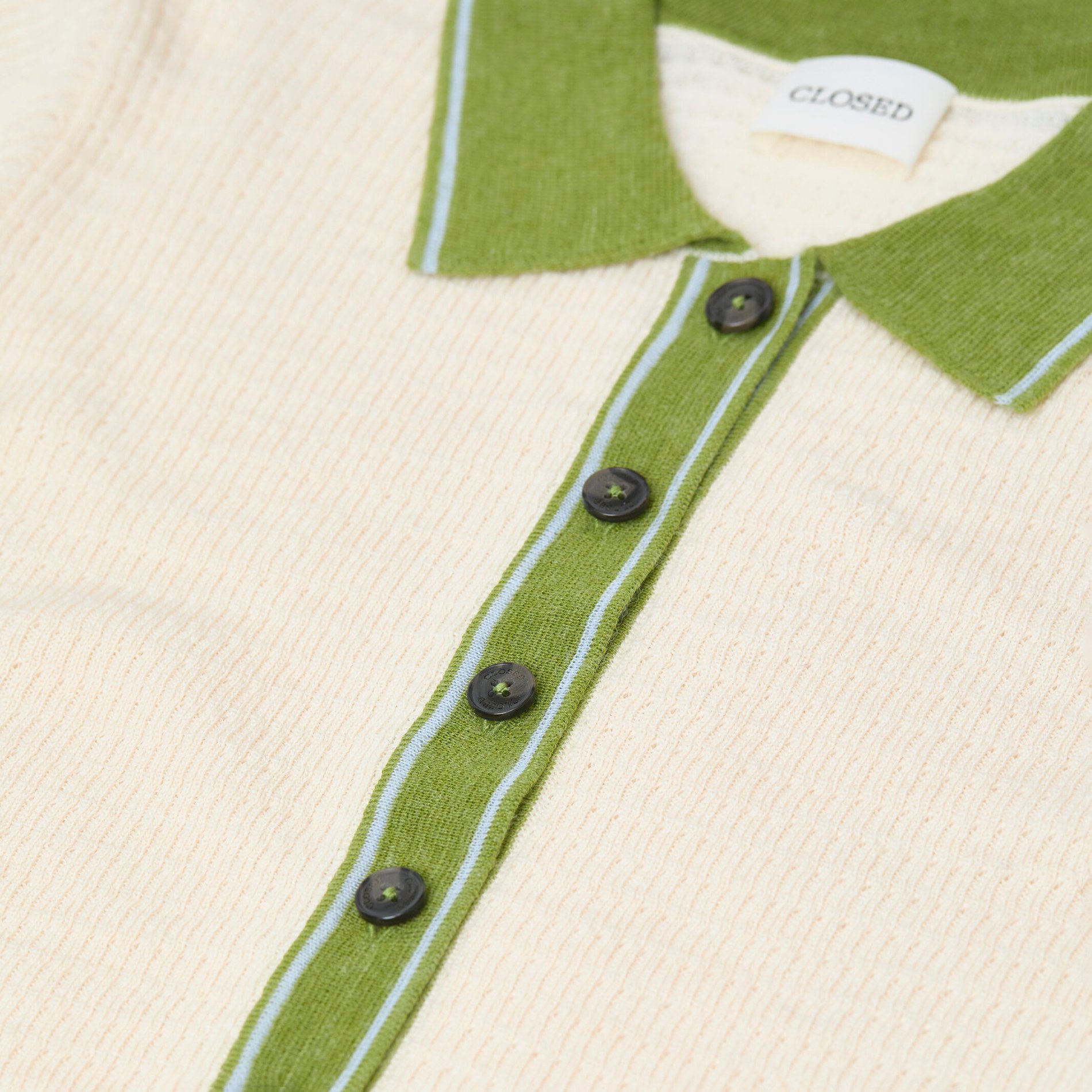 Cardigan droit col classique CLOSED Beige