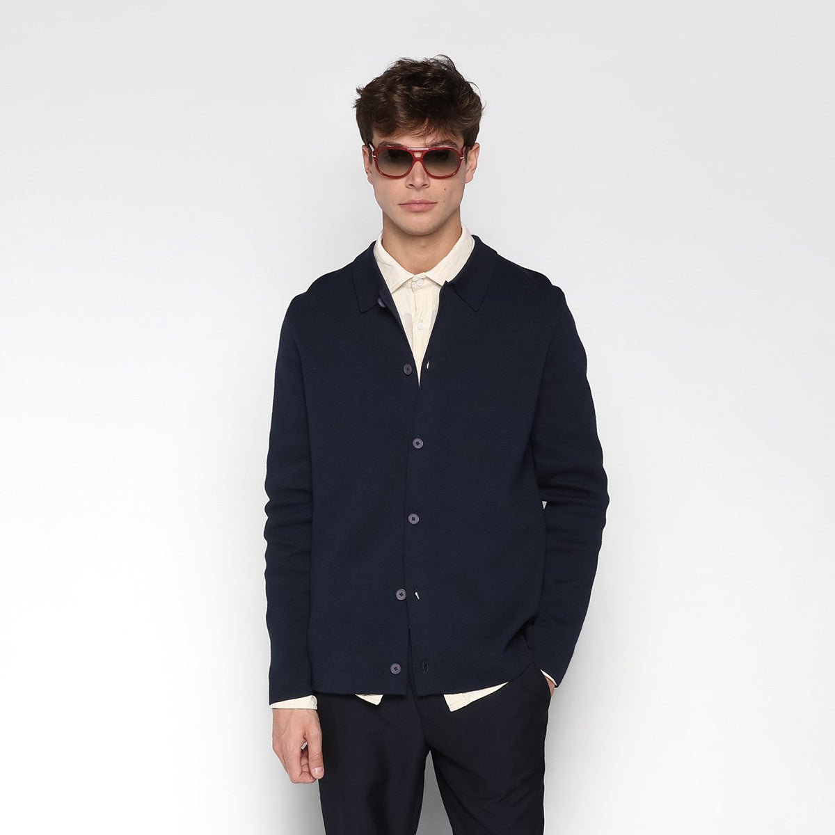 Cardigan SERGE BLANCO Blue