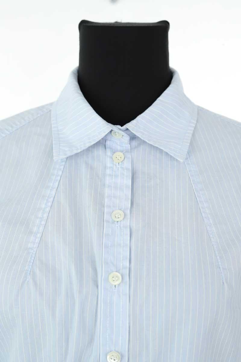 Cotton shirt TARA JARMON - Seconde Main Blue