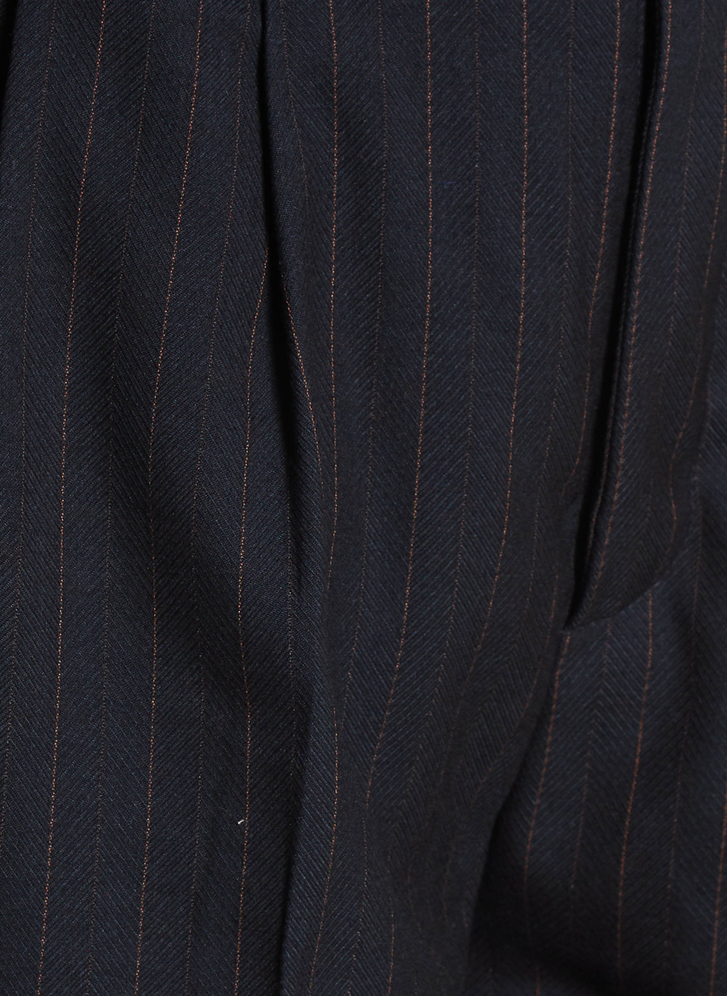 Striped cropped pants SEE U SOON Blue