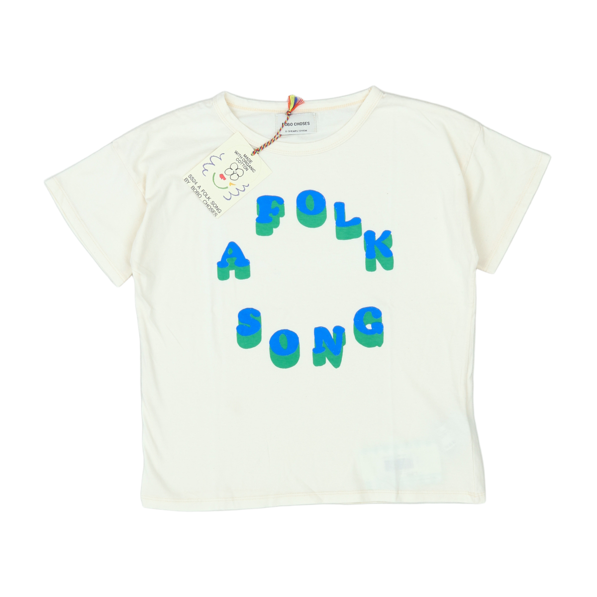 Beige Kids T-shirt - 8 years BOBO CHOSES - Seconde Main Beige