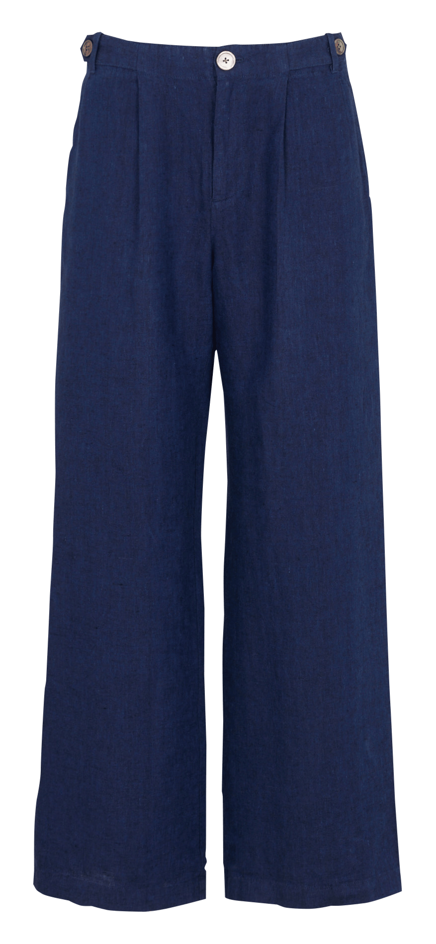 Pantalon large en lin NICE THINGS Bleu