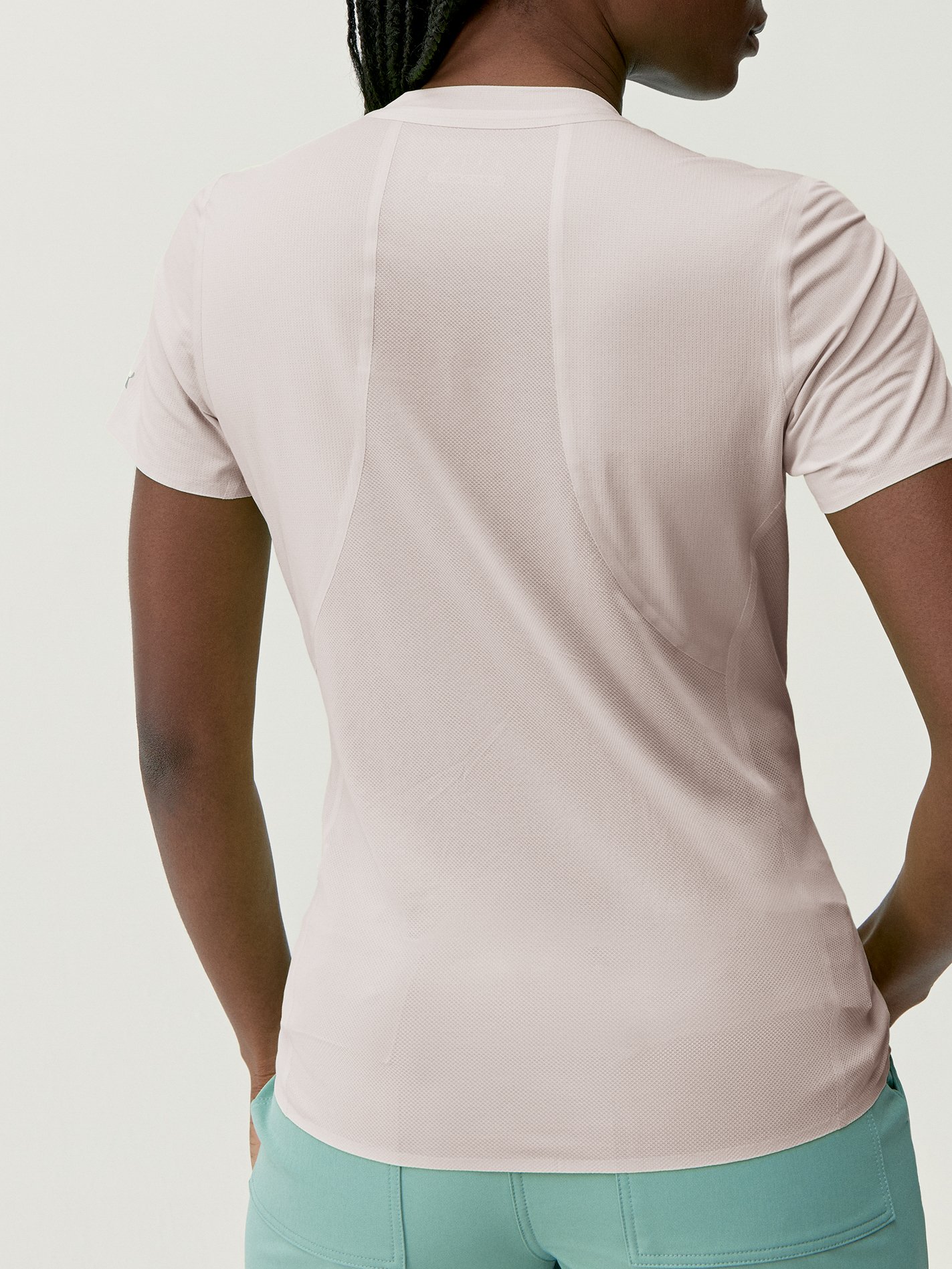 Short-sleeve performance sports t-shirt BORN LIVING YOGA Pink