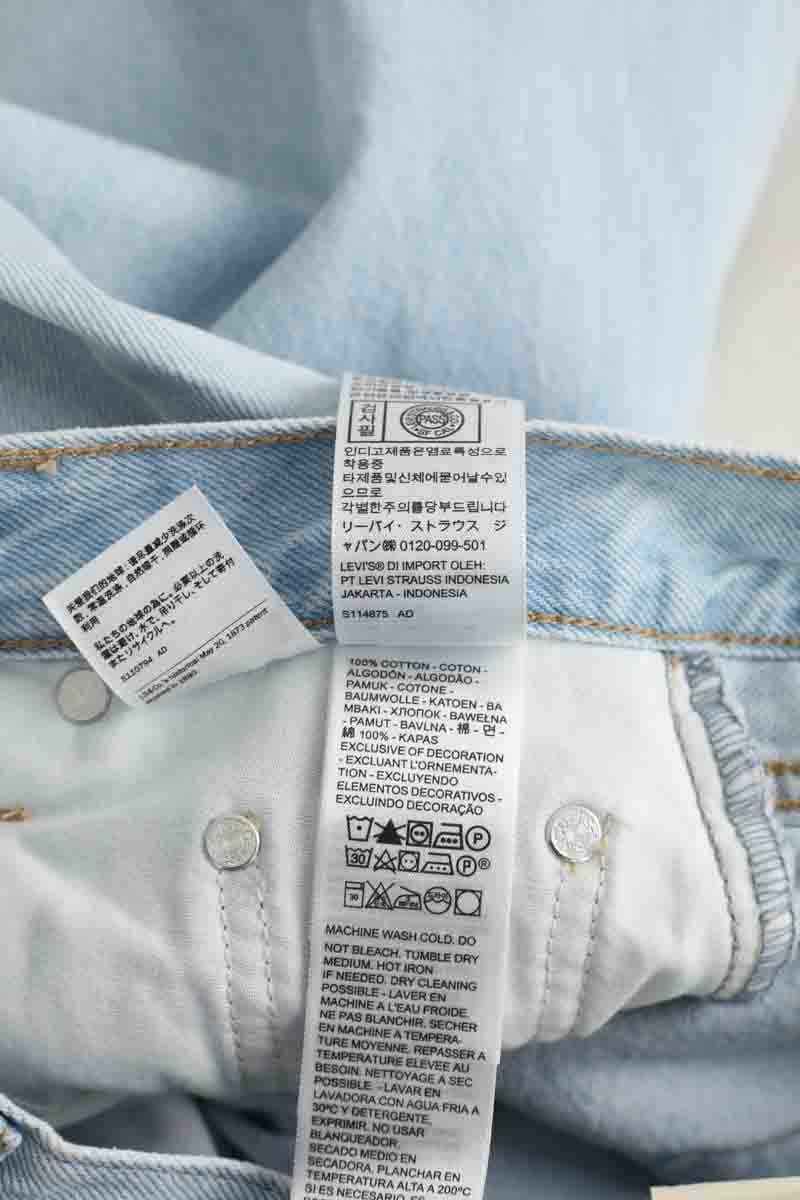 Straight cotton-blend pants LEVI'S - Seconde main Blue