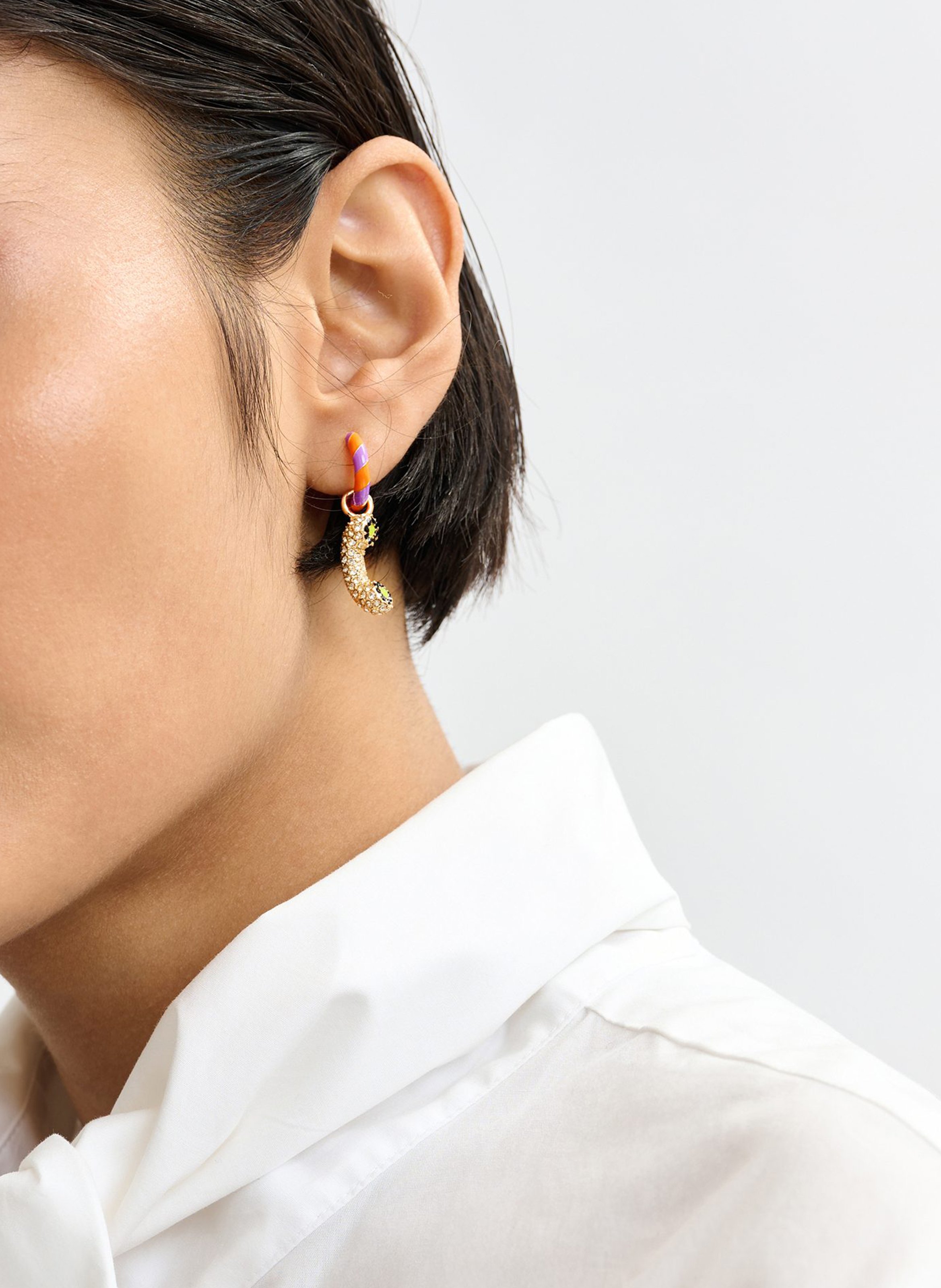 Atlantide - Hängeohrringe ESSENTIEL ANTWERP Orange