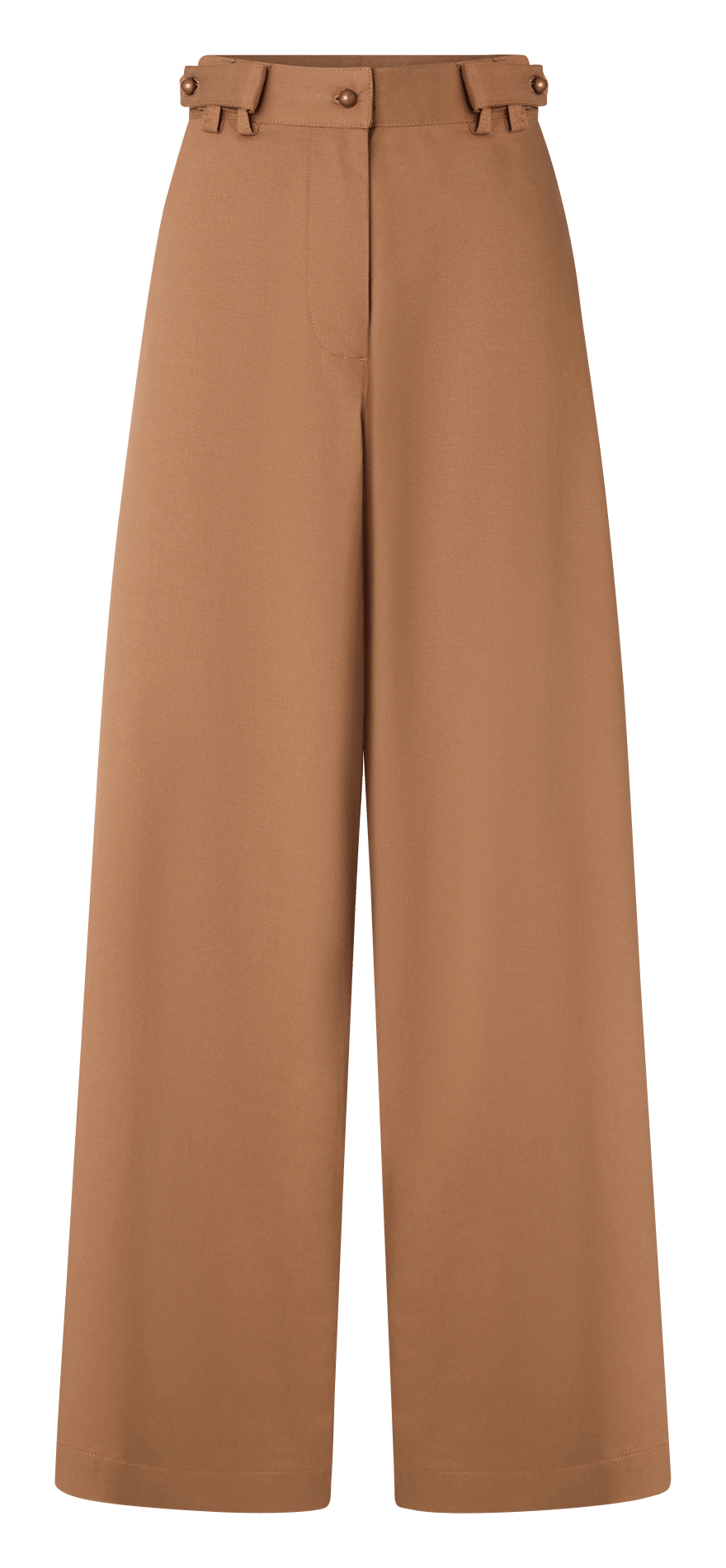 Pantaloni larghi con bretelle SESSUN Beige