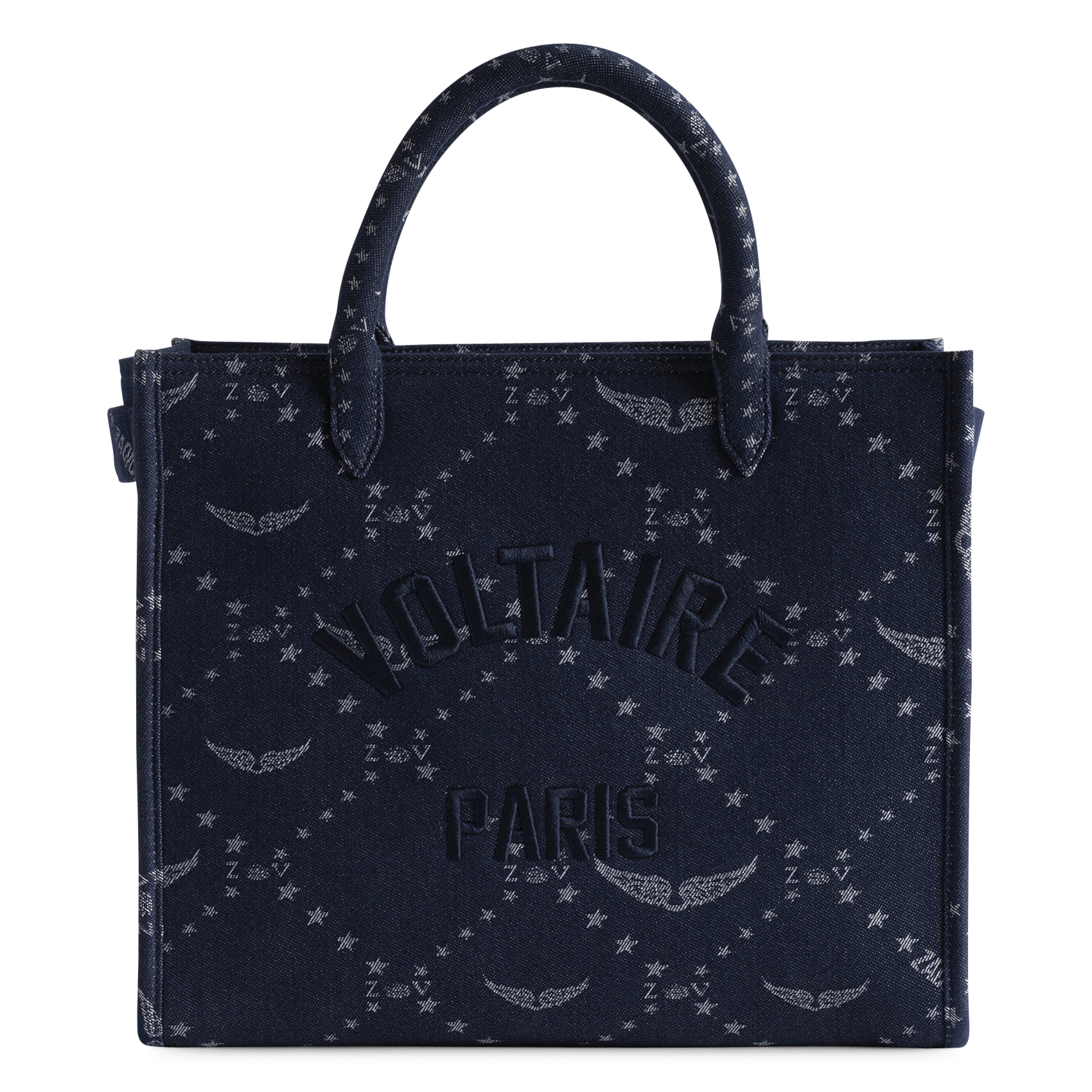 Handtasche aus Baumwolle ZADIG&VOLTAIRE Blau