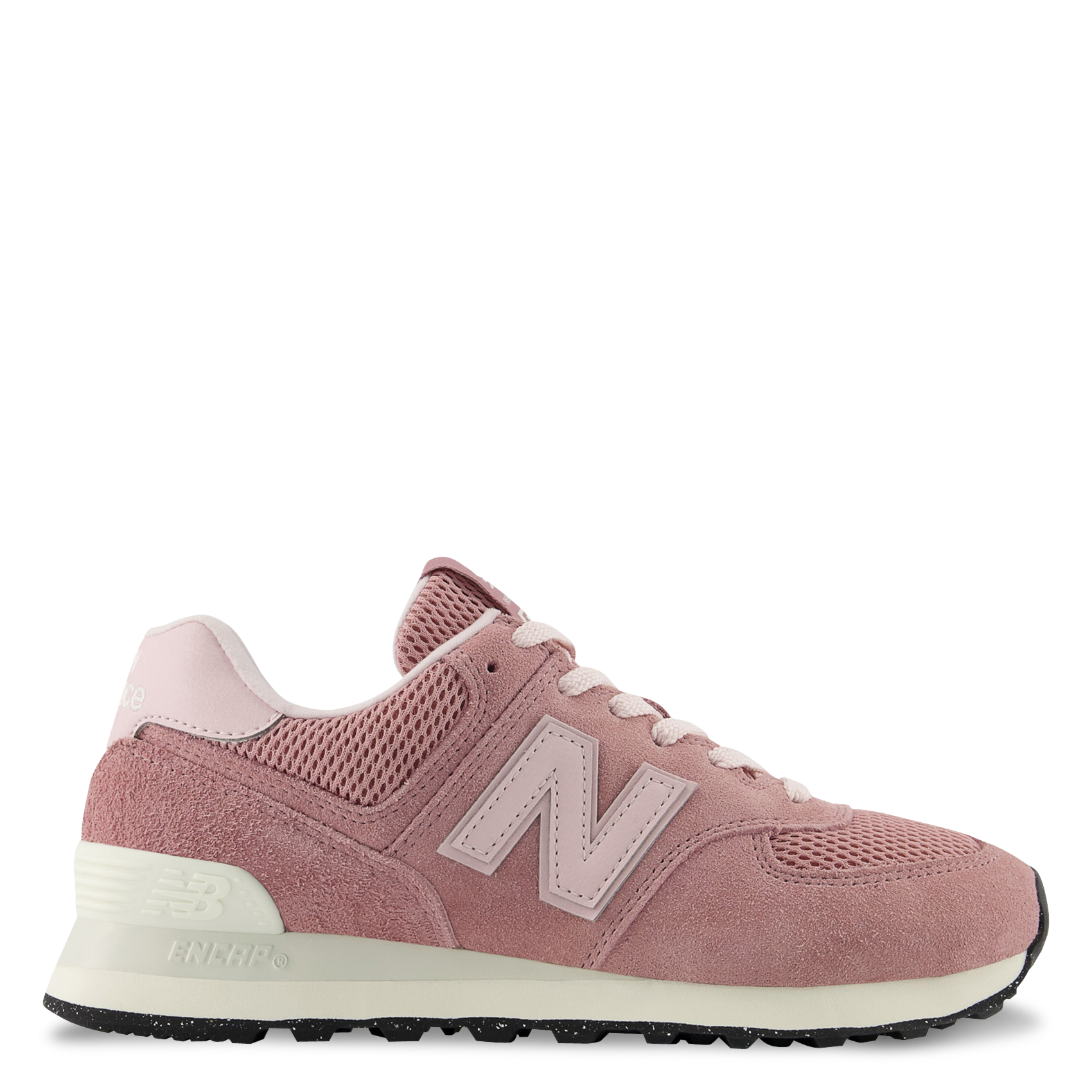 Low-top leather mix sneakers NEW BALANCE Pink