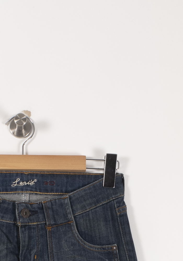 Cropped slim jeans with studs LEVI'S - Seconde main Blue