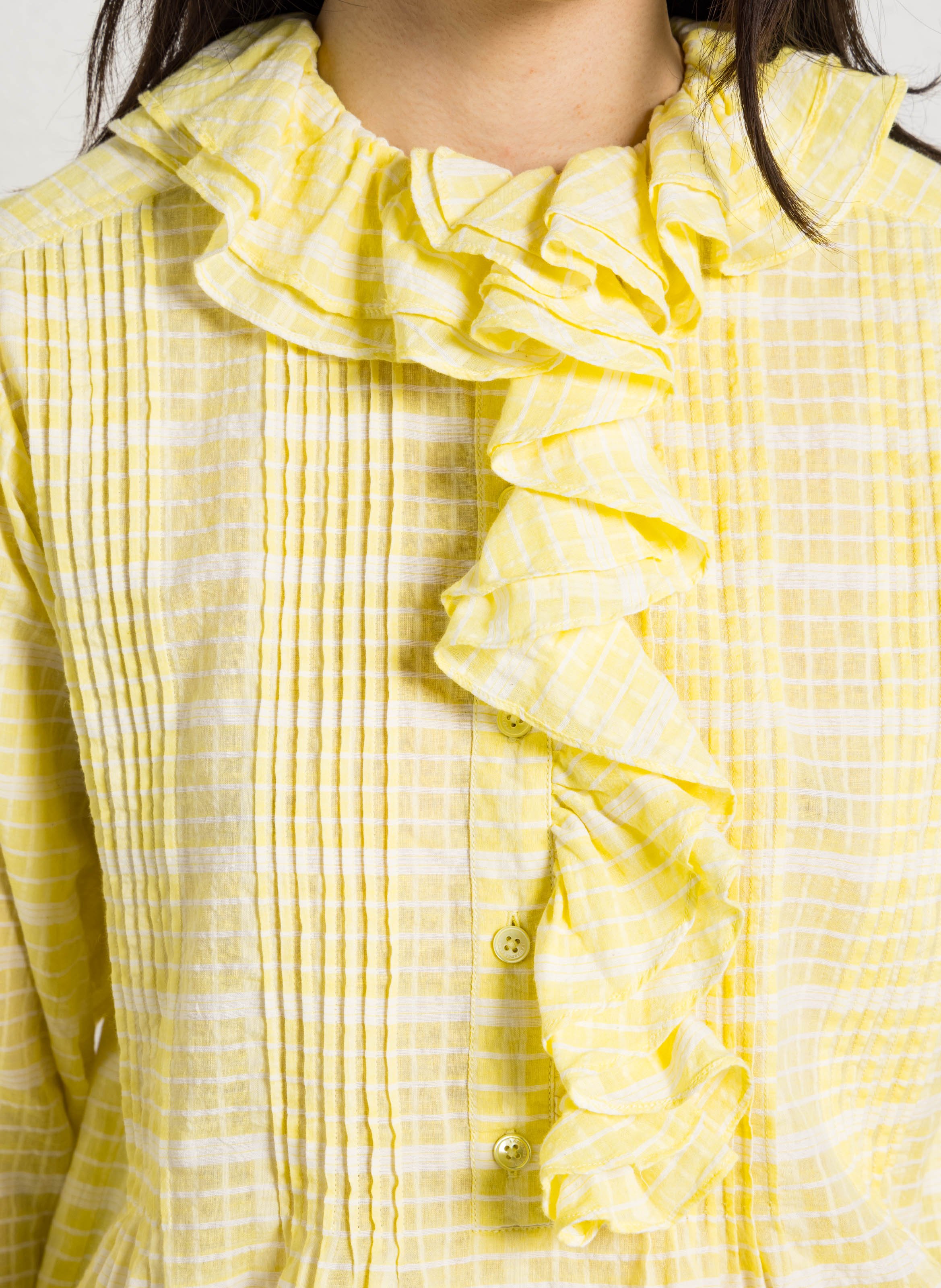 Karobluse mit Rundhalsausschnitt LAURENCE BRAS Gelb